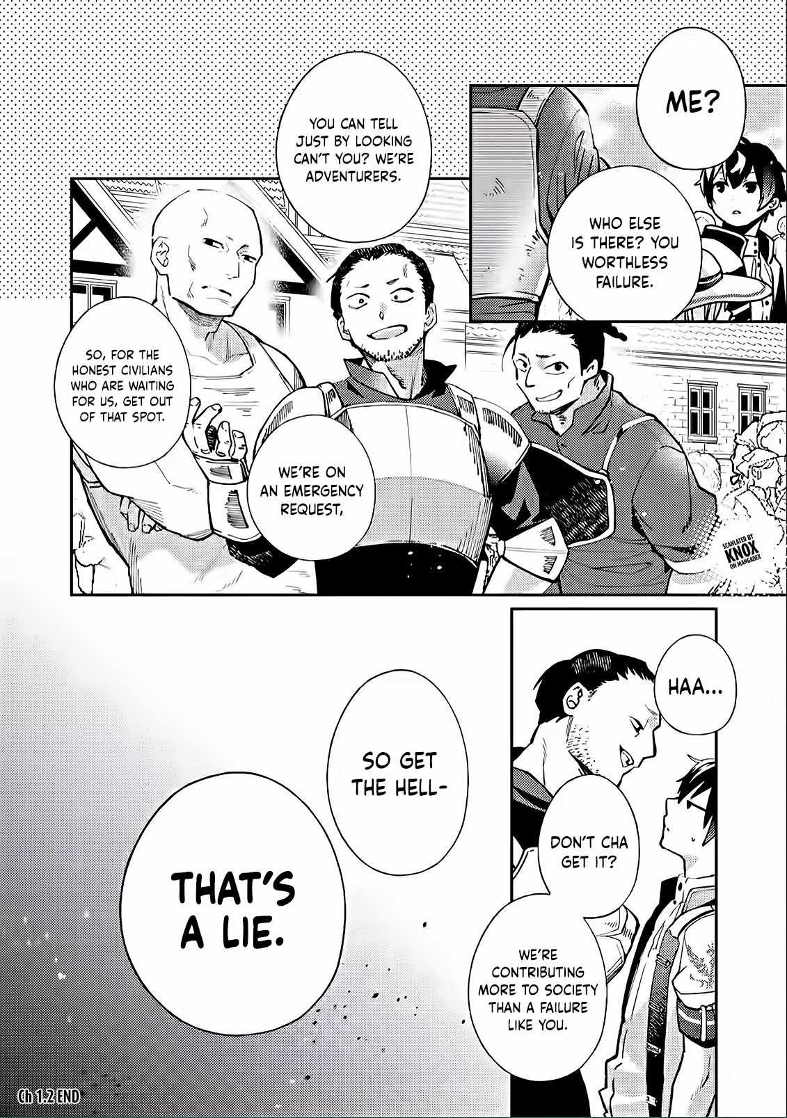 Hey, the Cheat Code Management Skill Which Was Thought to Be Useless Is Too Monstrous Chapter 1.2 page 12 - 