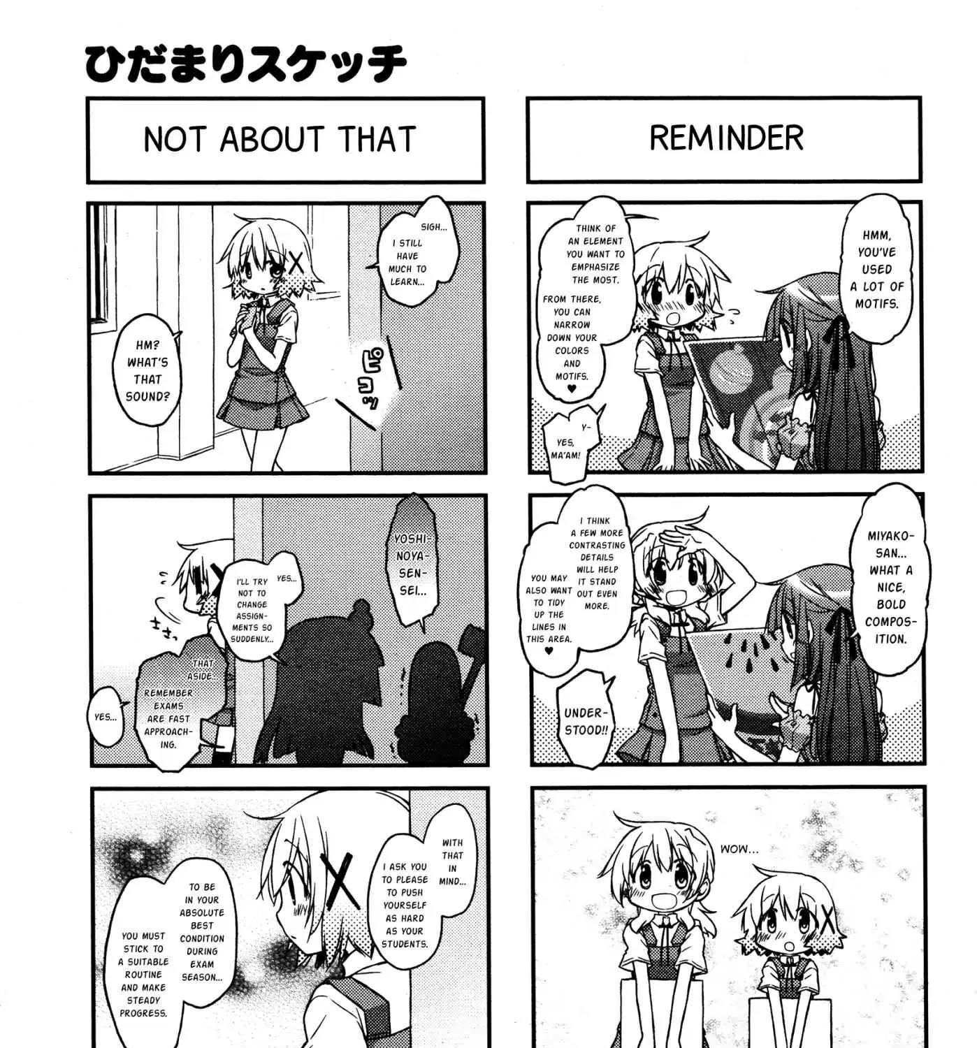 Read Hidamari Sketch chapter 137 image 8 on Lezhin