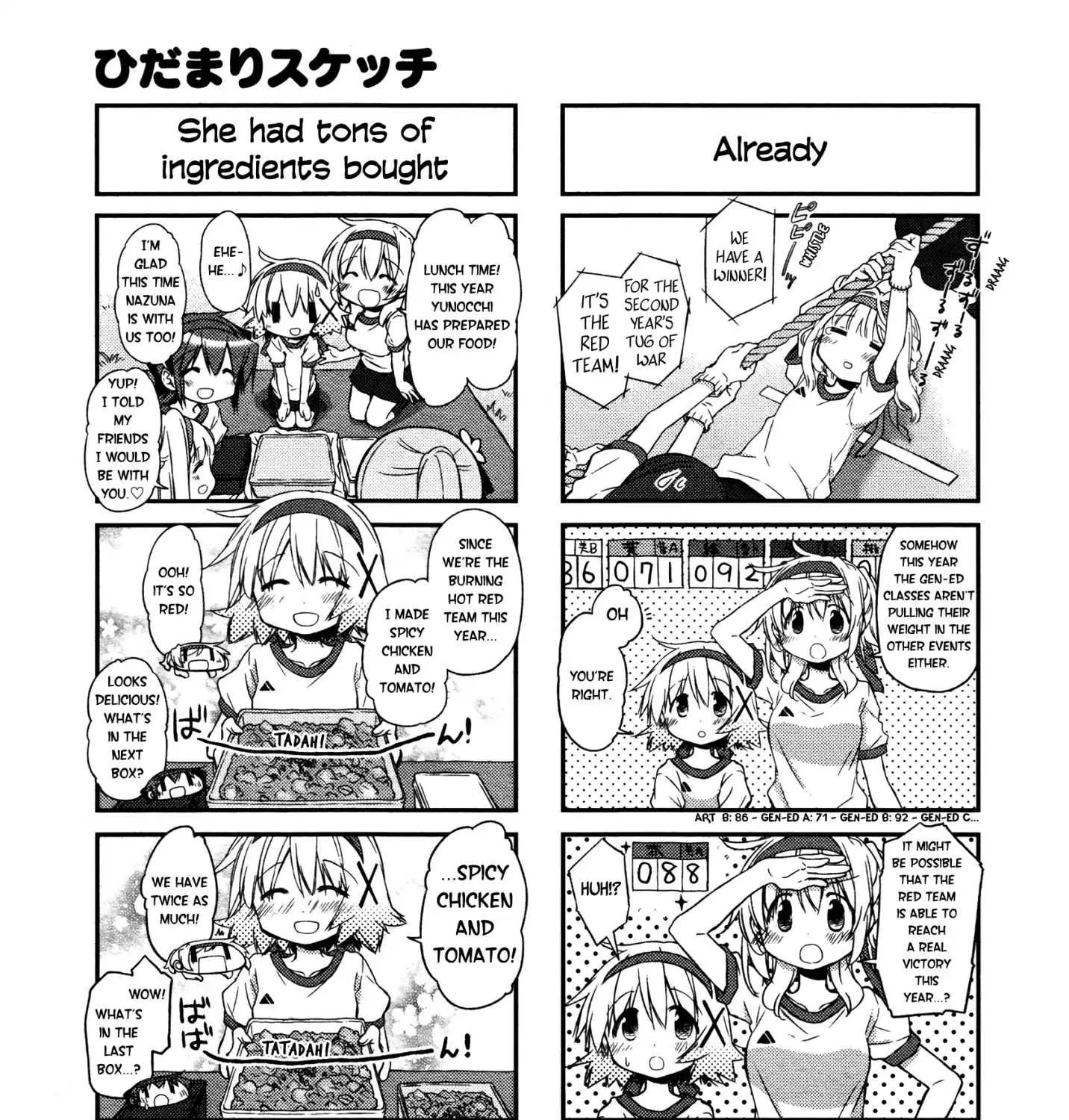 Read Hidamari Sketch chapter 142 image 4 on Lezhin