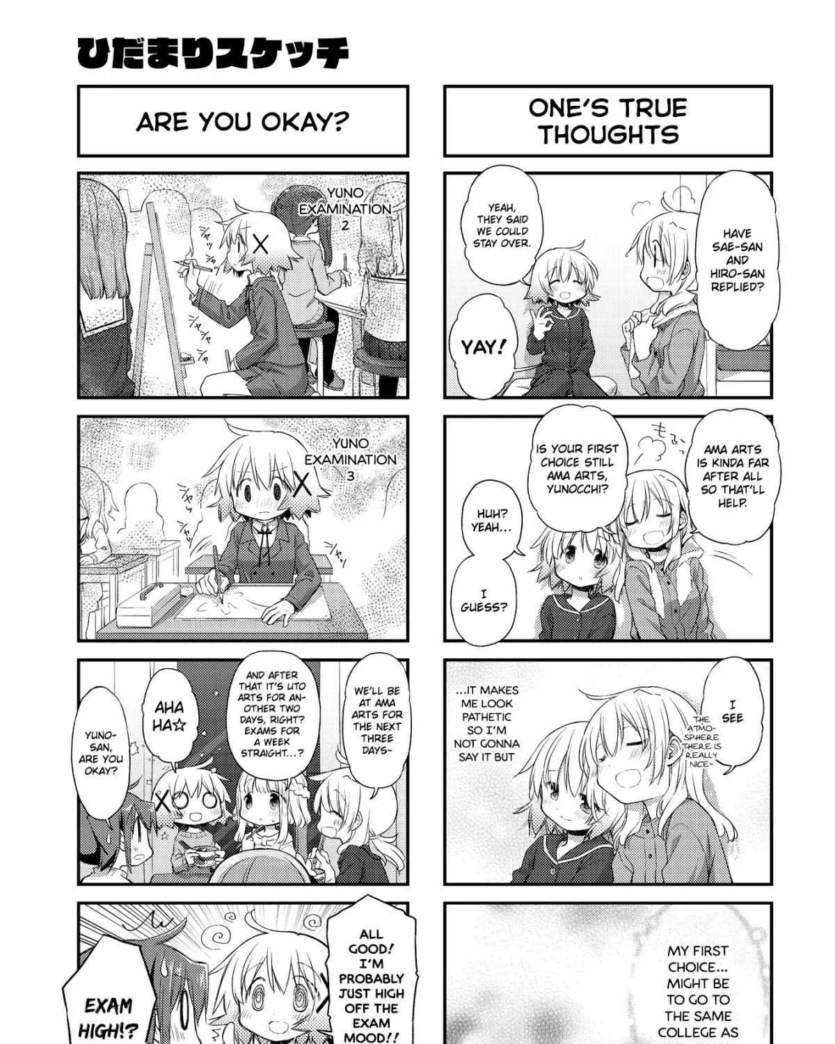 Read Hidamari Sketch chapter 157 image 9 on Lezhin