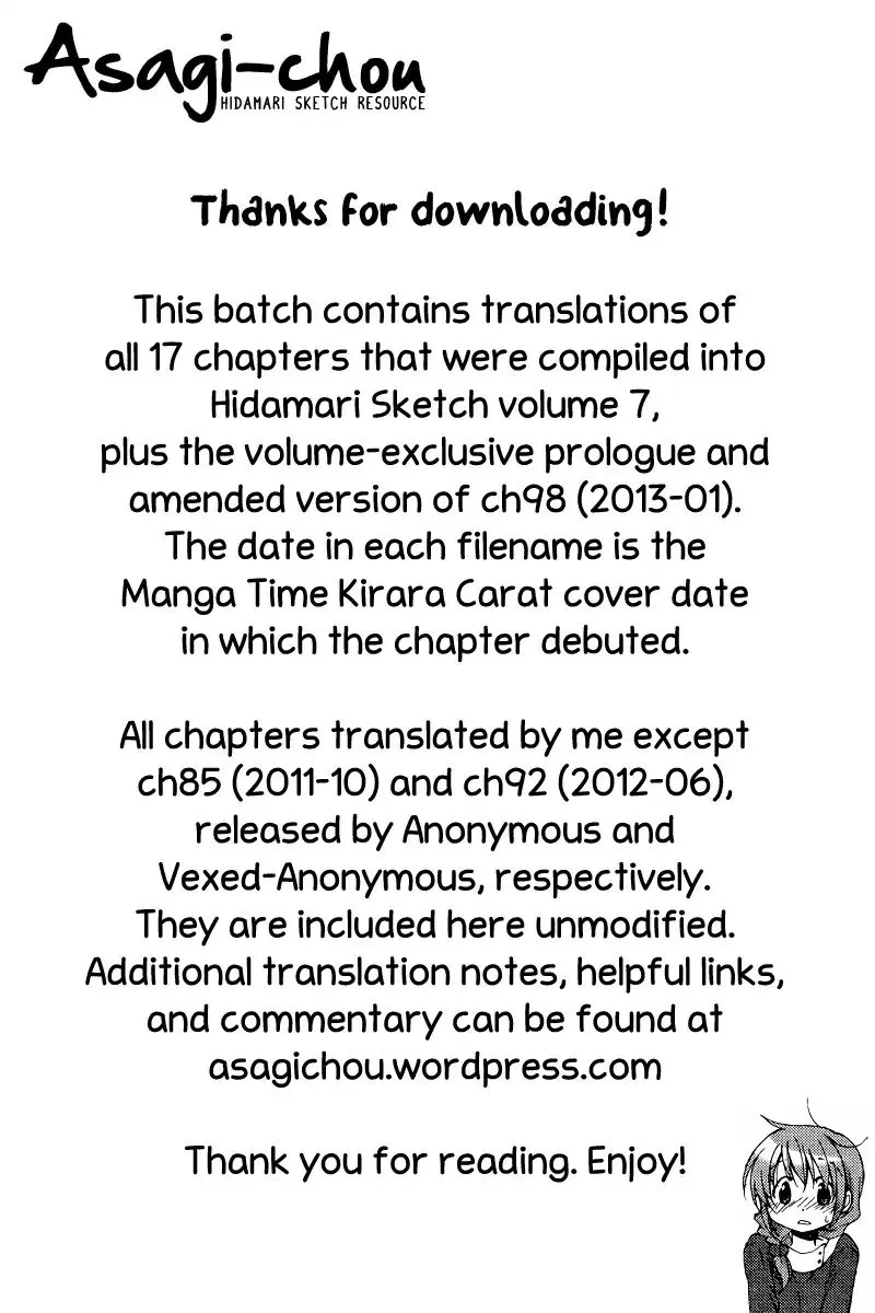 Read Hidamari Sketch chapter 81.5 image 2 on Lezhin