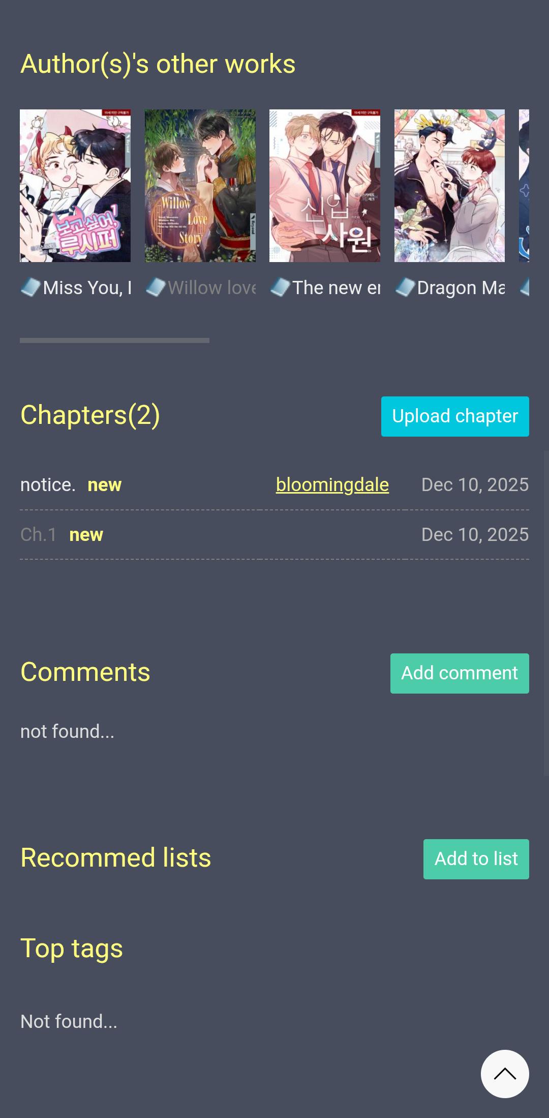 Read High School Salty Heart chapter 2.1 image 0 on Lezhin