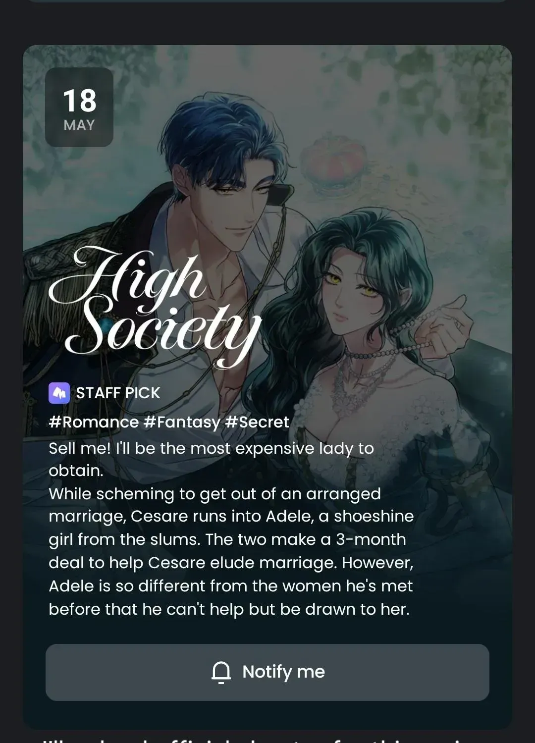 Read High Society chapter 2.3 image 0 on Lezhin