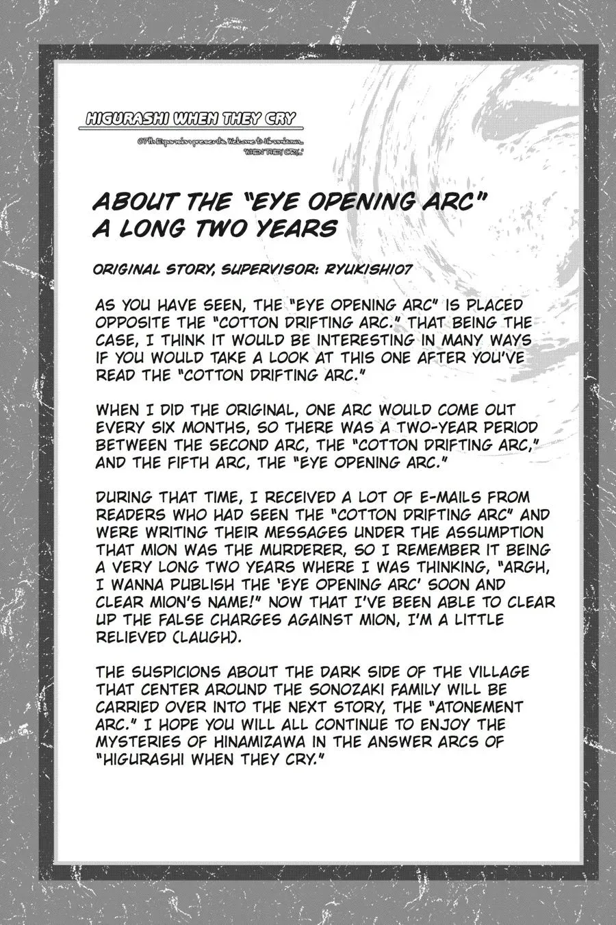 Read Higurashi WHEN THEY CRY: Eye Opening Arc chapter 21 image 37 on Lezhin
