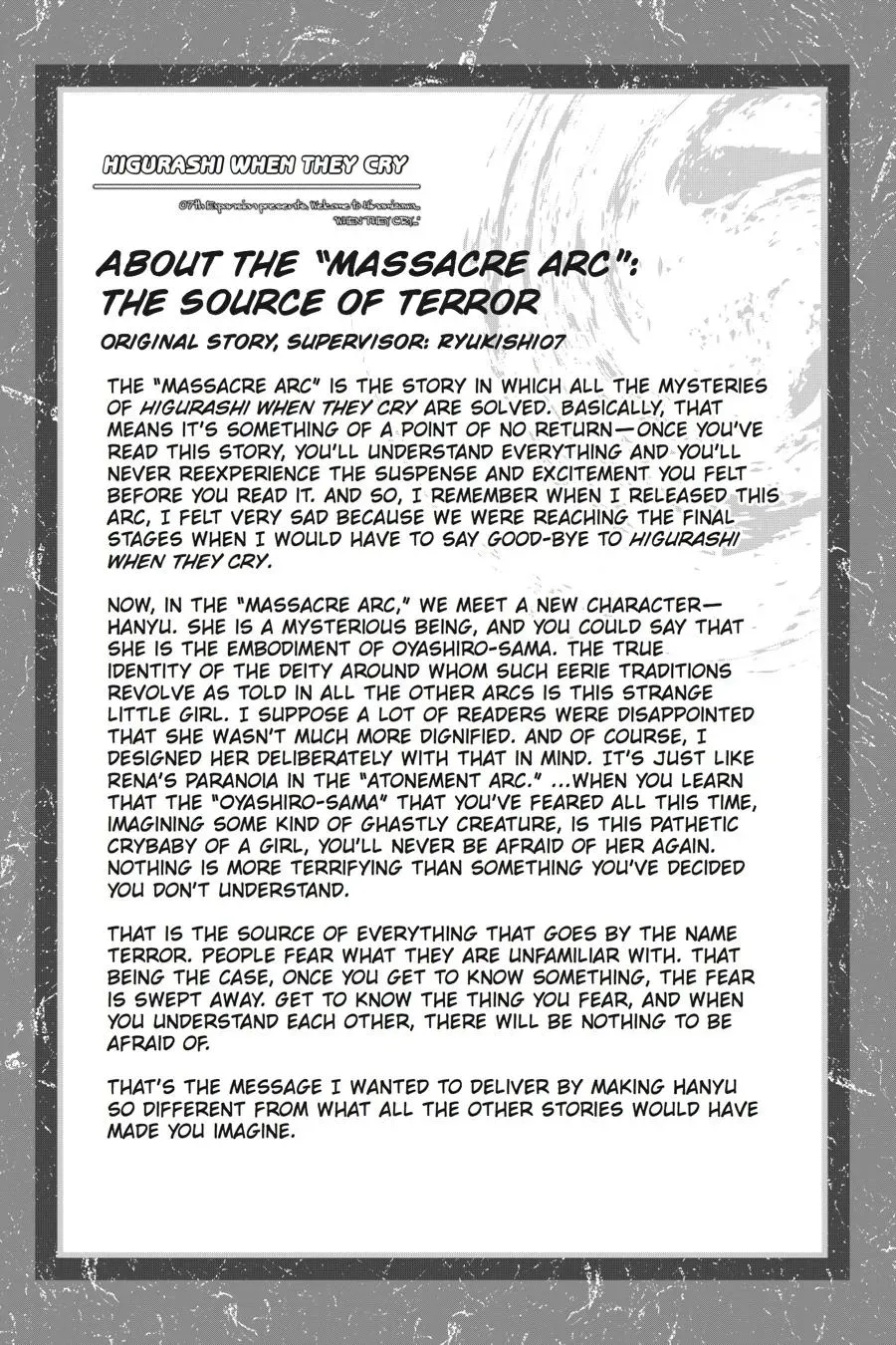 Higurashi WHEN THEY CRY: Massacre Arc Chapter 13 page 57 - 
