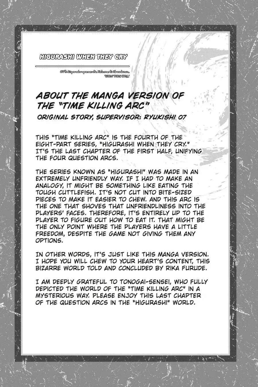 Higurashi WHEN THEY CRY: Time Killing Arc Chapter 4 page 42 - 