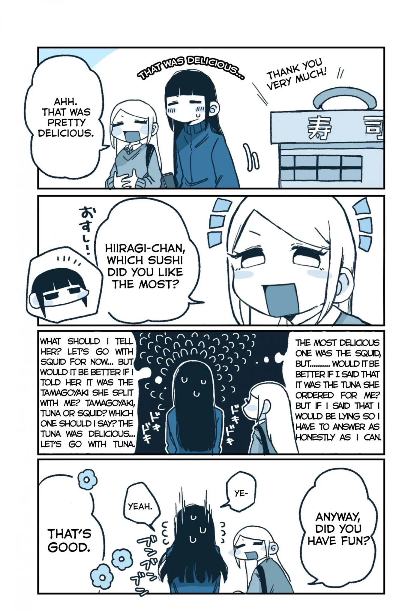 Read Hiiragi-chan & Tomikawa-chan chapter 3 image 3 on Lezhin