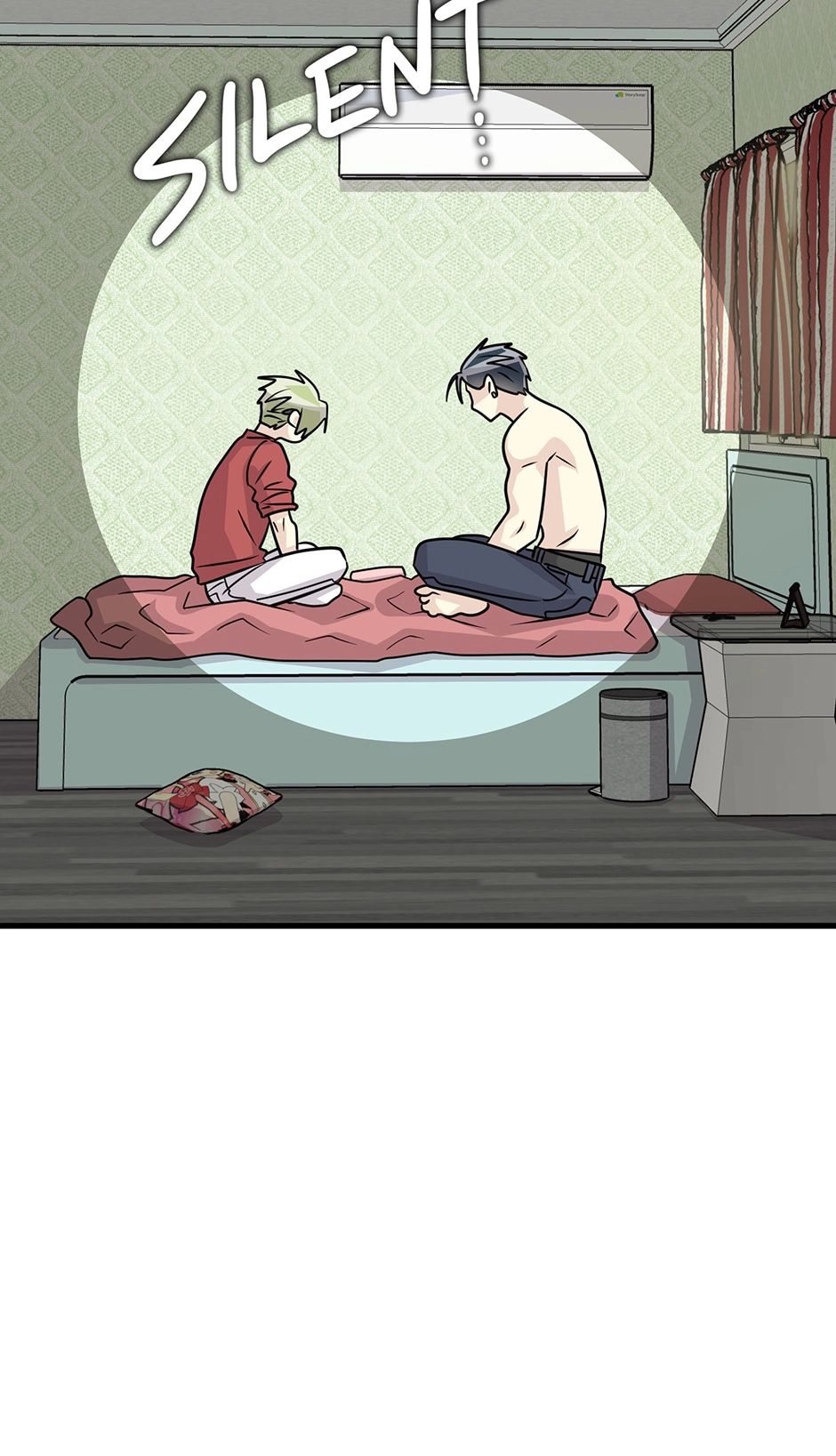 Read His Enemy Downstairs chapter 28 image 14 on Lezhin