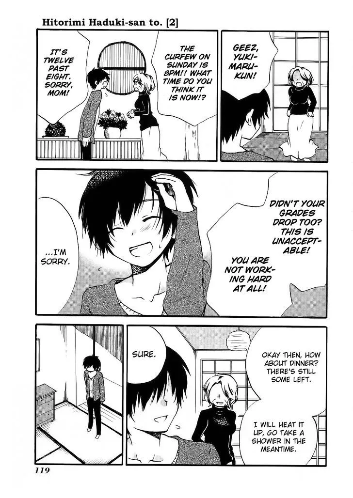 Hitorimi Haduki-san to. Chapter 12 page 22 - 