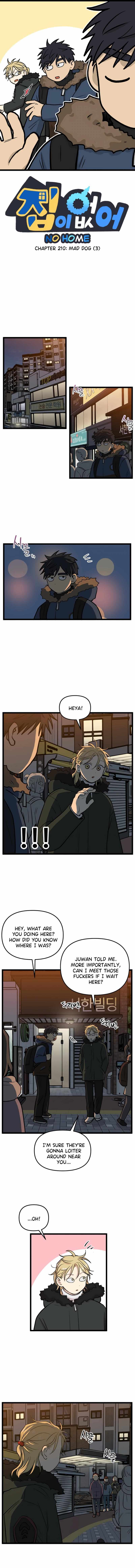 Read Homeless chapter 210 image 0 on Lezhin