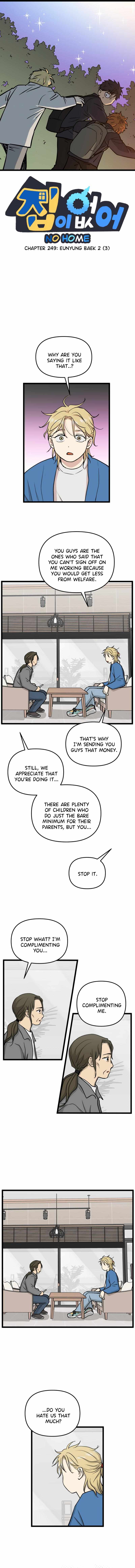 Read Homeless chapter 249 image 0 on Lezhin