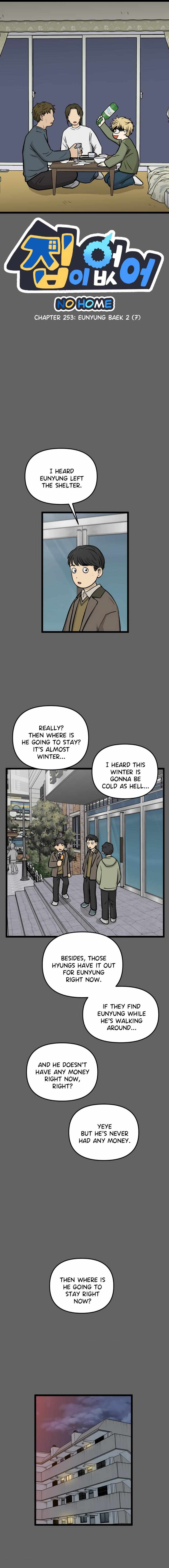 Read Homeless chapter 253 image 0 on Lezhin