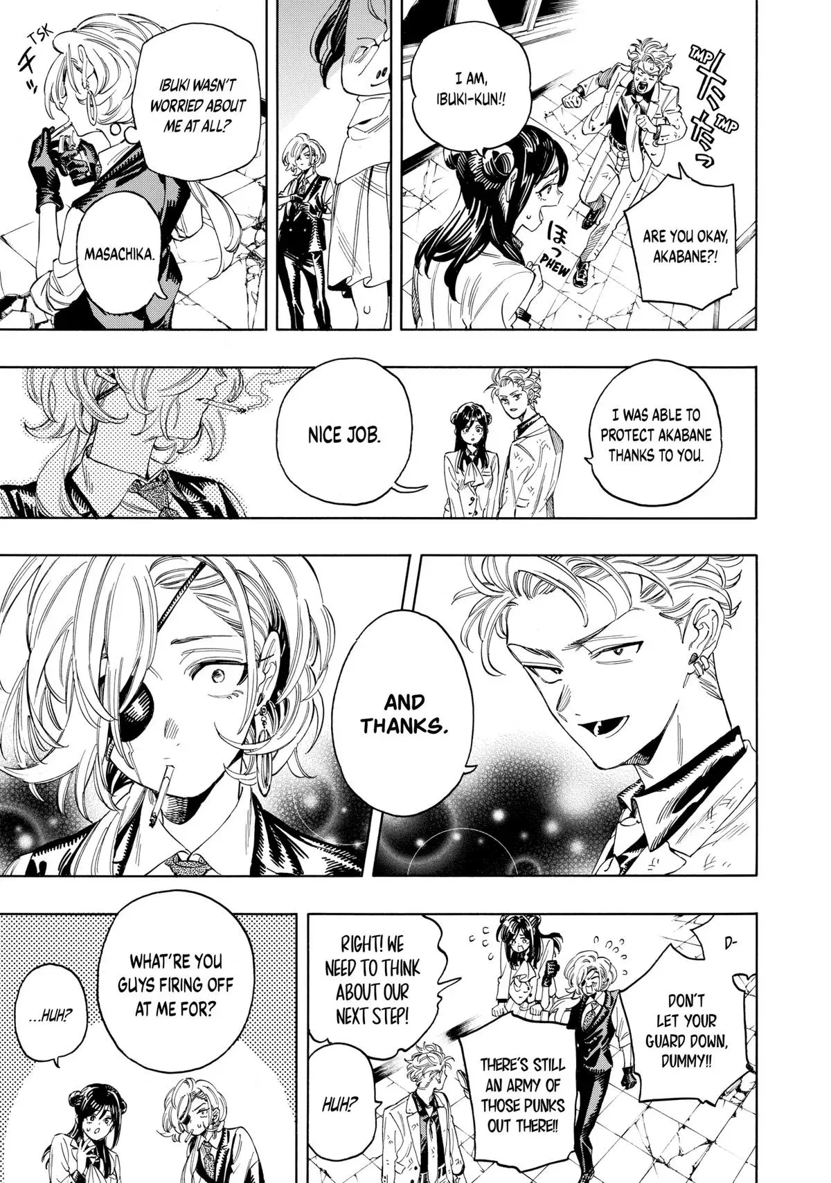 Read Honeko Akabane’s Bodyguards chapter 19 image 14 on Lezhin