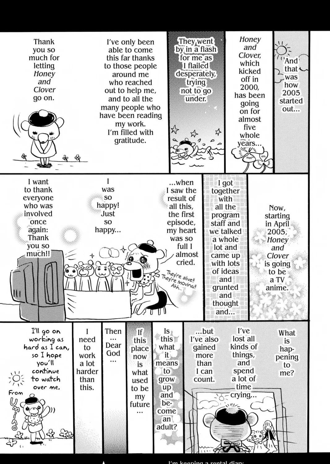 Read Honey and Clover chapter 46.5 image 36 on Lezhin