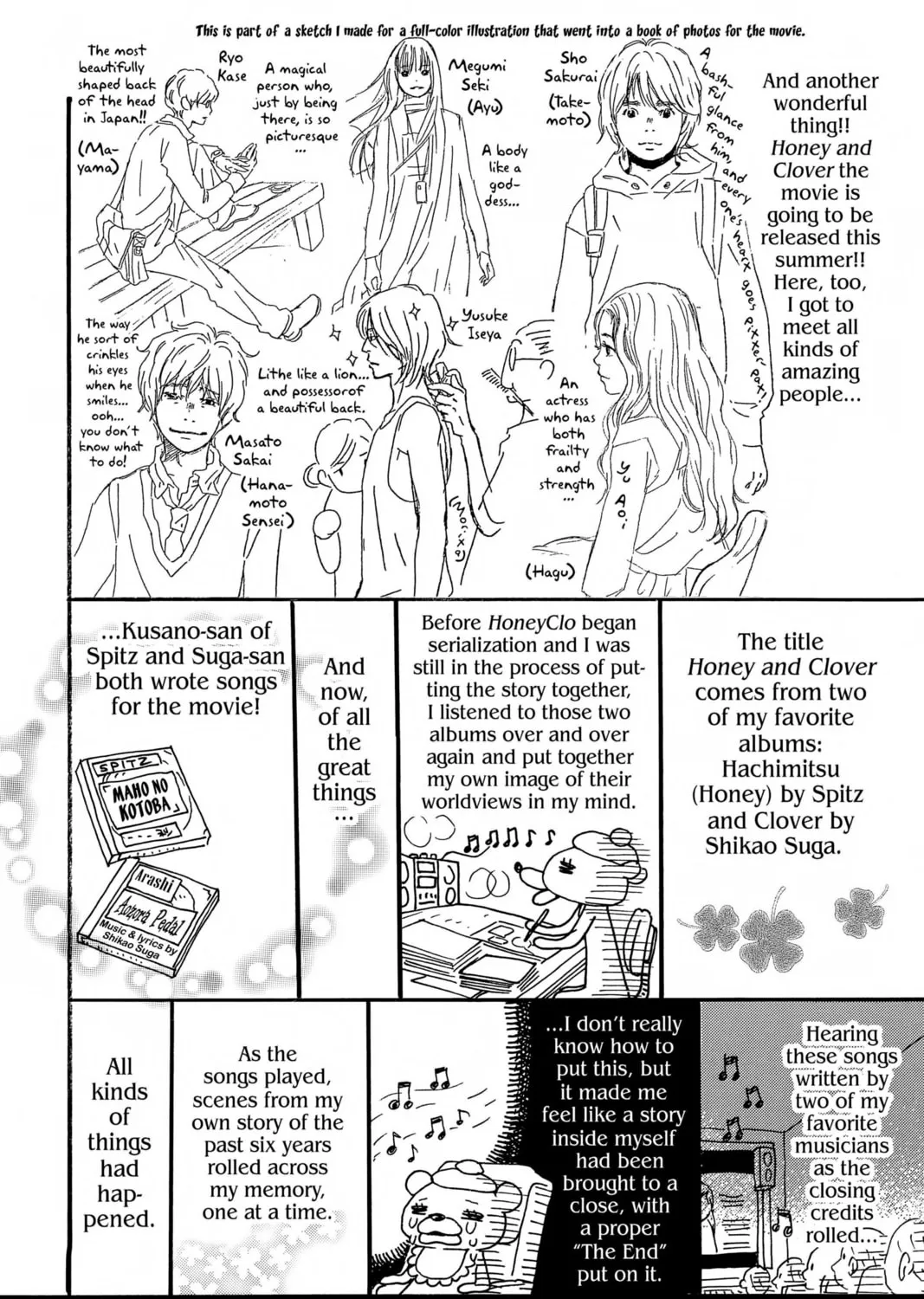 Read Honey and Clover chapter 60.5 image 6 on Lezhin
