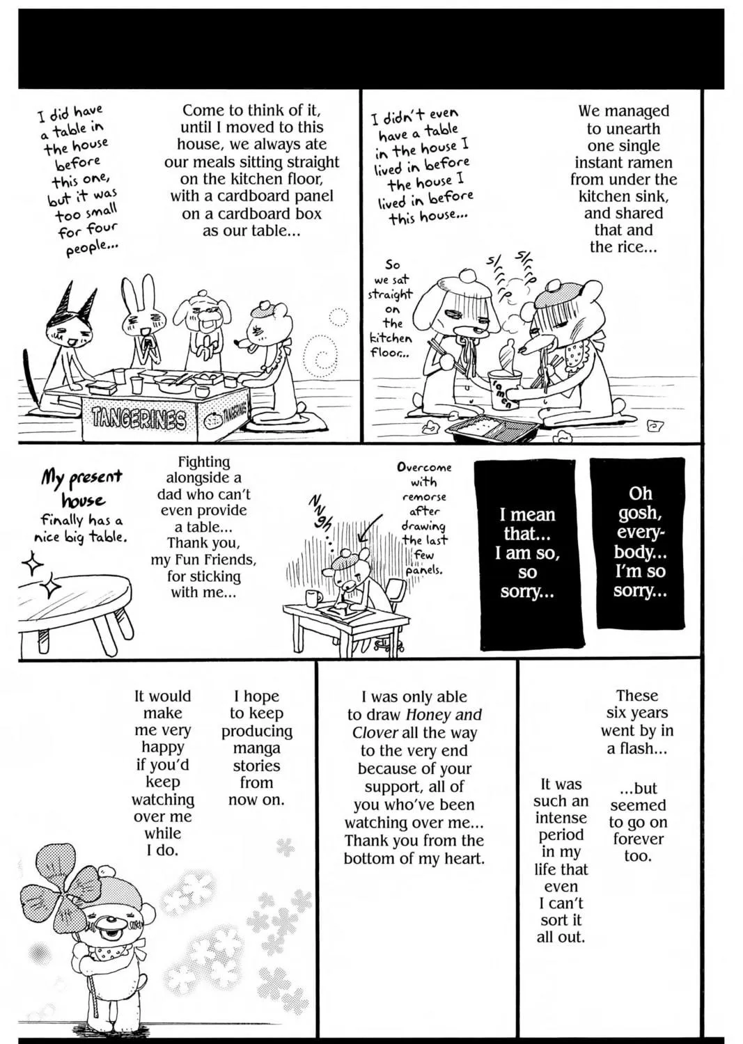 Read Honey and Clover chapter 64.1 image 8 on Lezhin