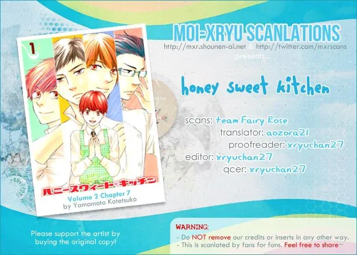 Read Honey Sweet♥Kitchen chapter 7 image 1 on Lezhin