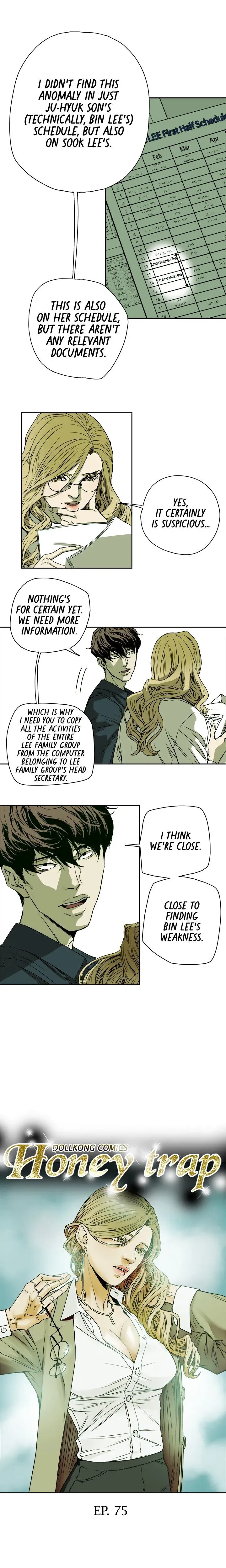 Read HONEY TRAP chapter 75 image 3 on Lezhin