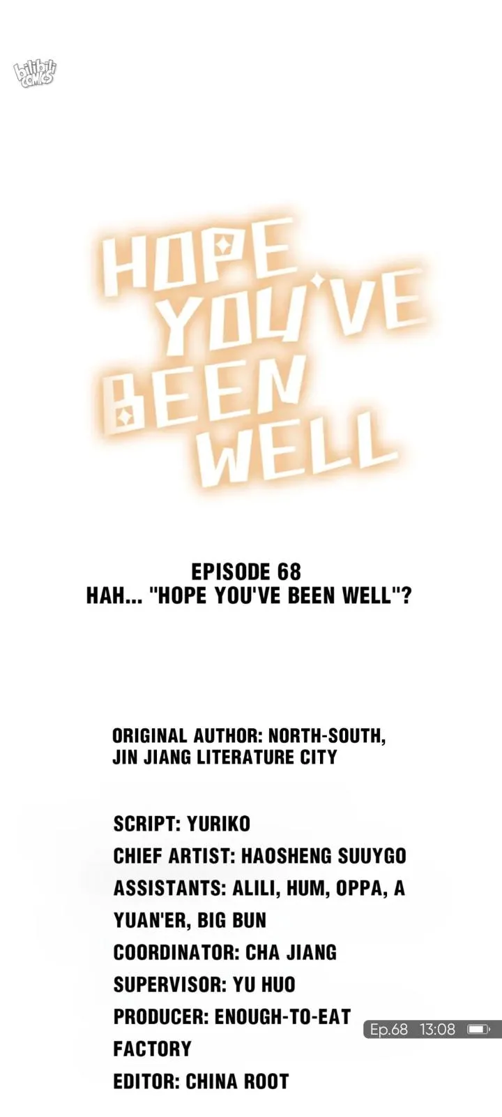 Read Hope You’ve Been Well chapter 68 image 1 on Lezhin