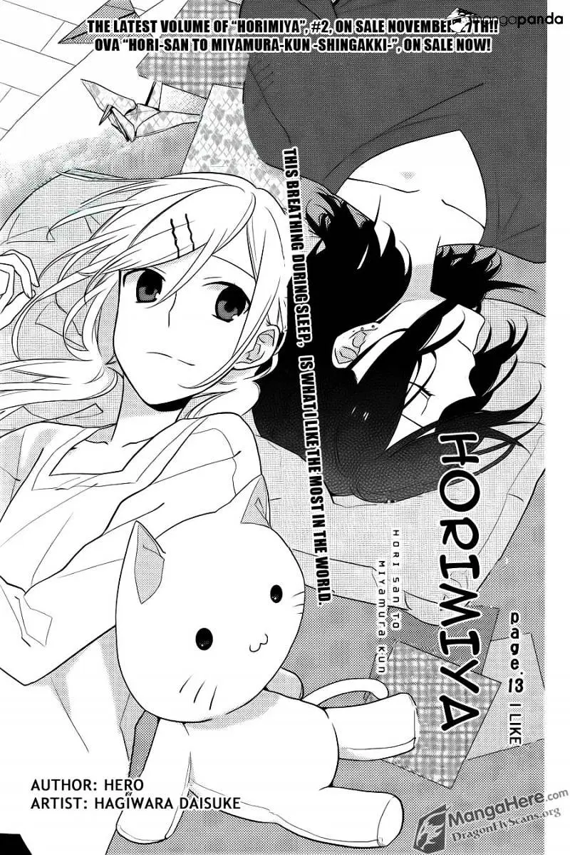 Read Horimiya chapter 13 image 1 on Lezhin
