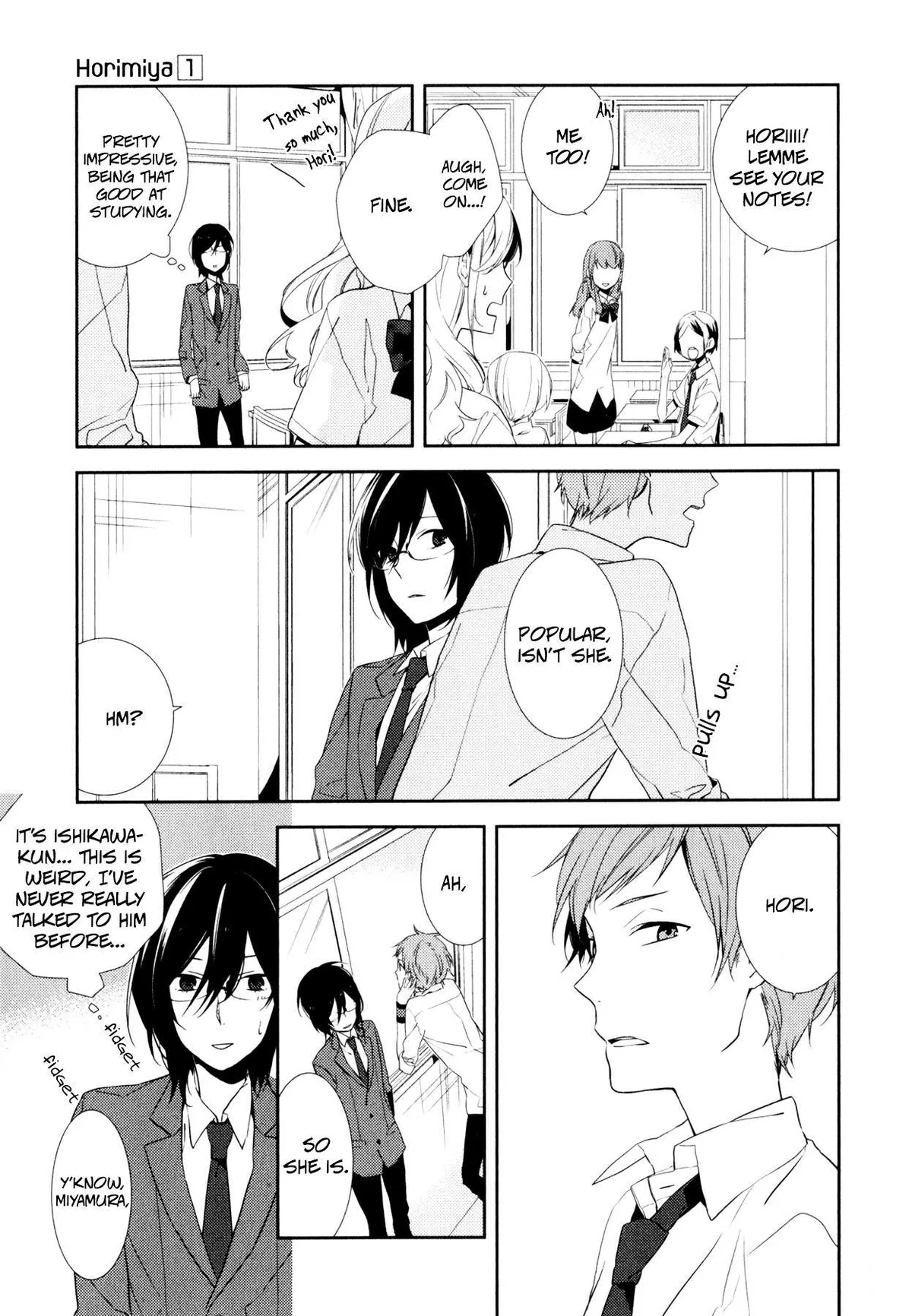 Read Horimiya chapter 3 image 2 on Lezhin