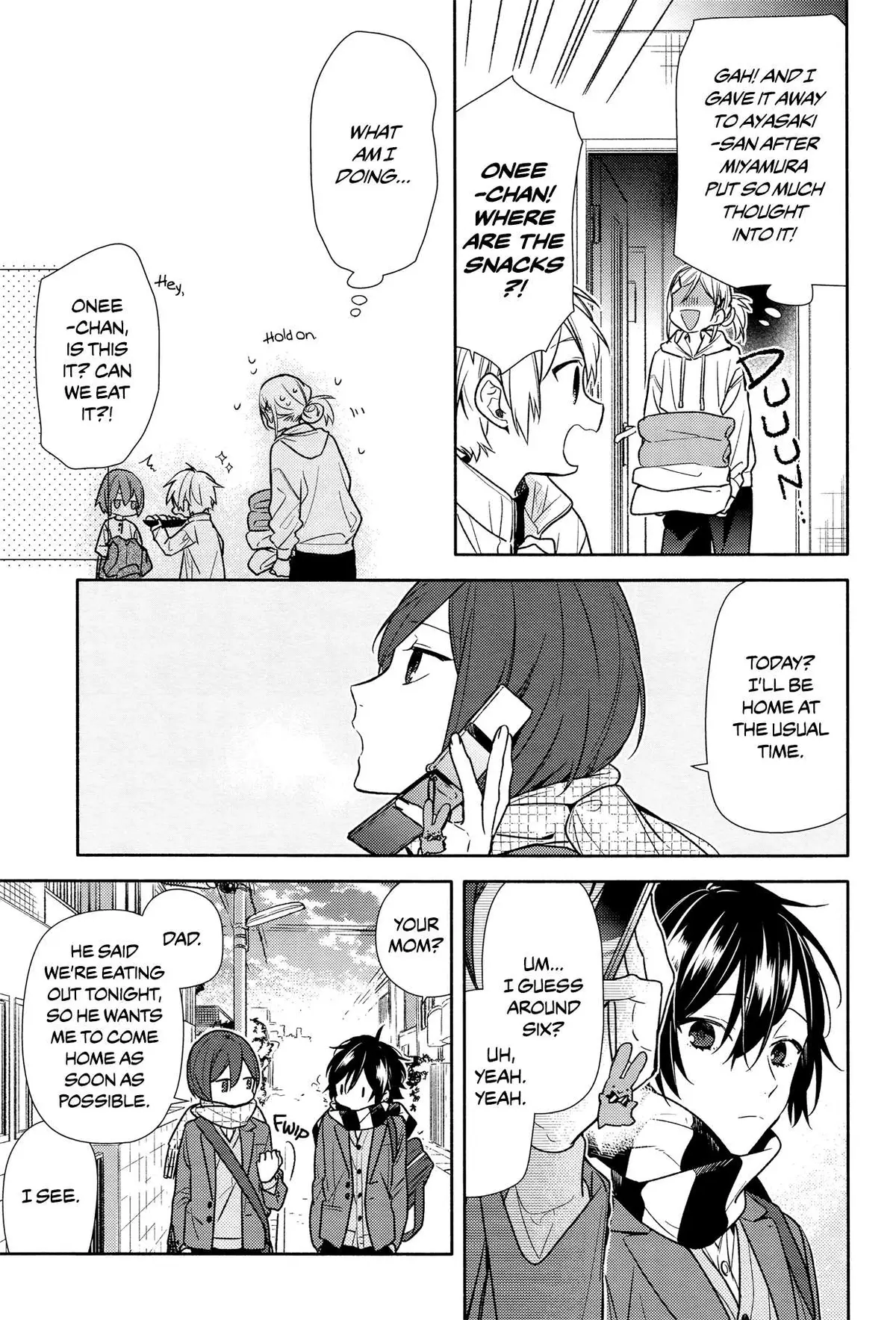 Read Horimiya chapter 99 image 18 on Lezhin
