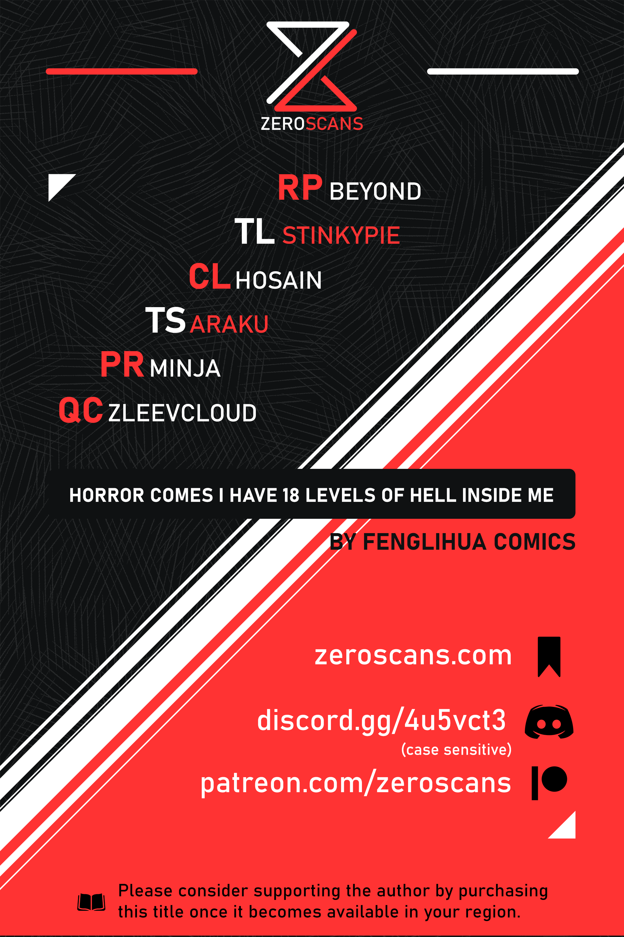 Horror Comes I Have 18 Levels of Hell Inside Me Chapter 5 page 1 - 