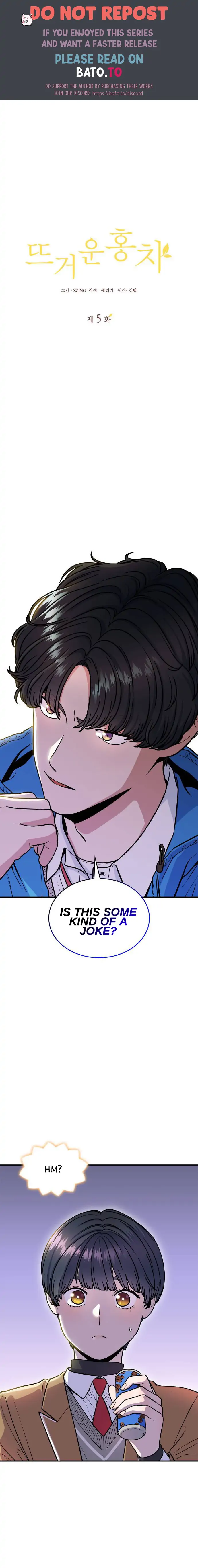 Read Hot Black Tea chapter 5 image 1 on Lezhin