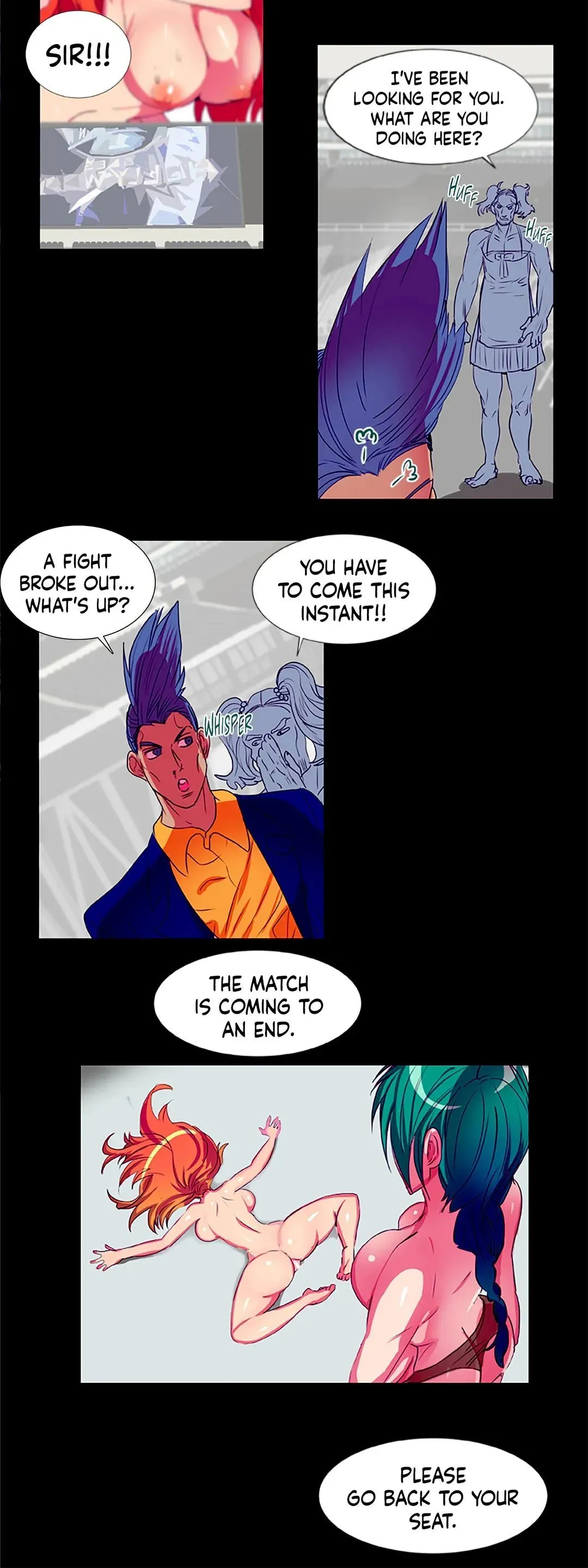 Read Hottie in the Ring chapter 9 image 1 on Lezhin