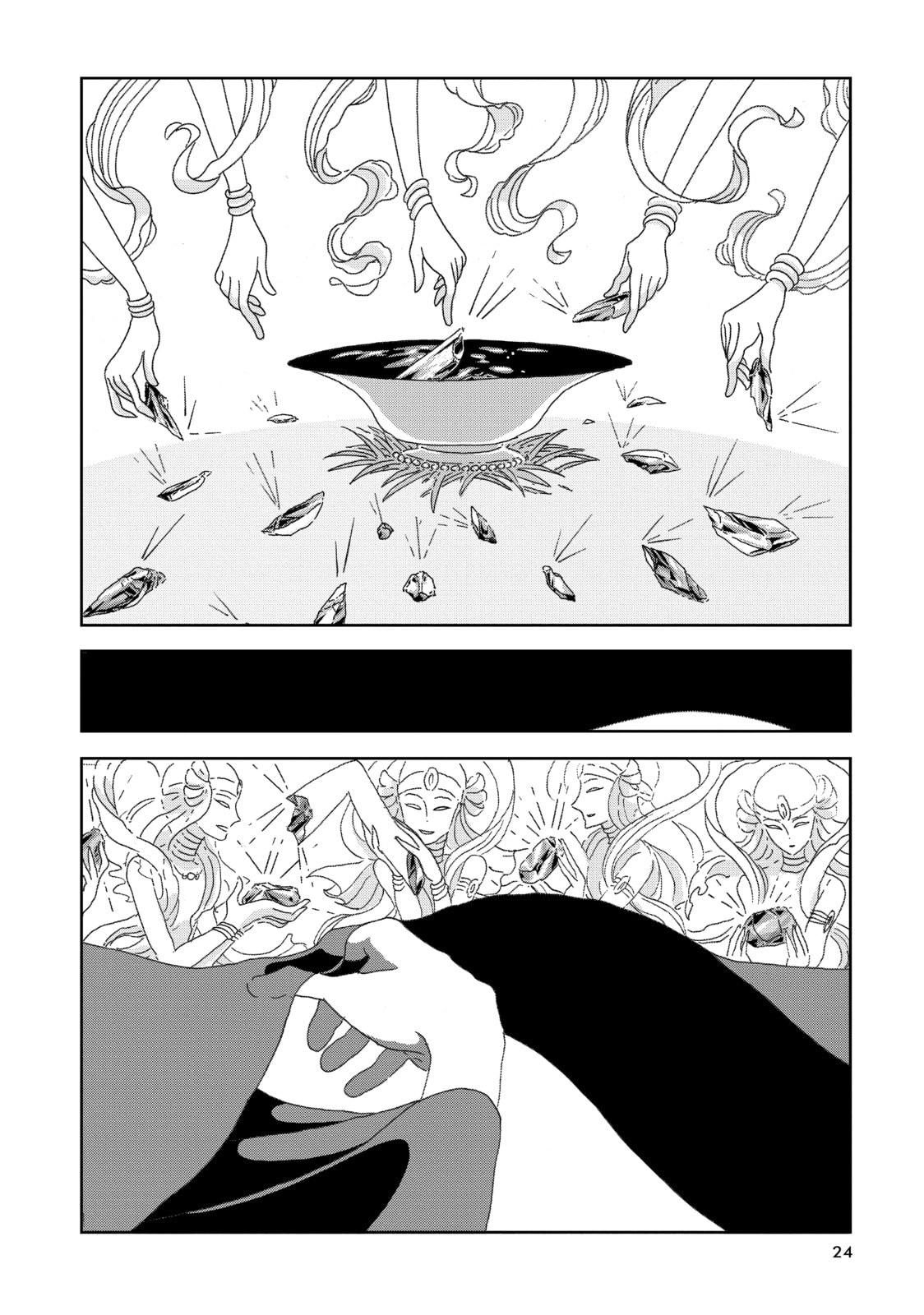 Read Houseki no Kuni chapter 1 image 23 on Lezhin