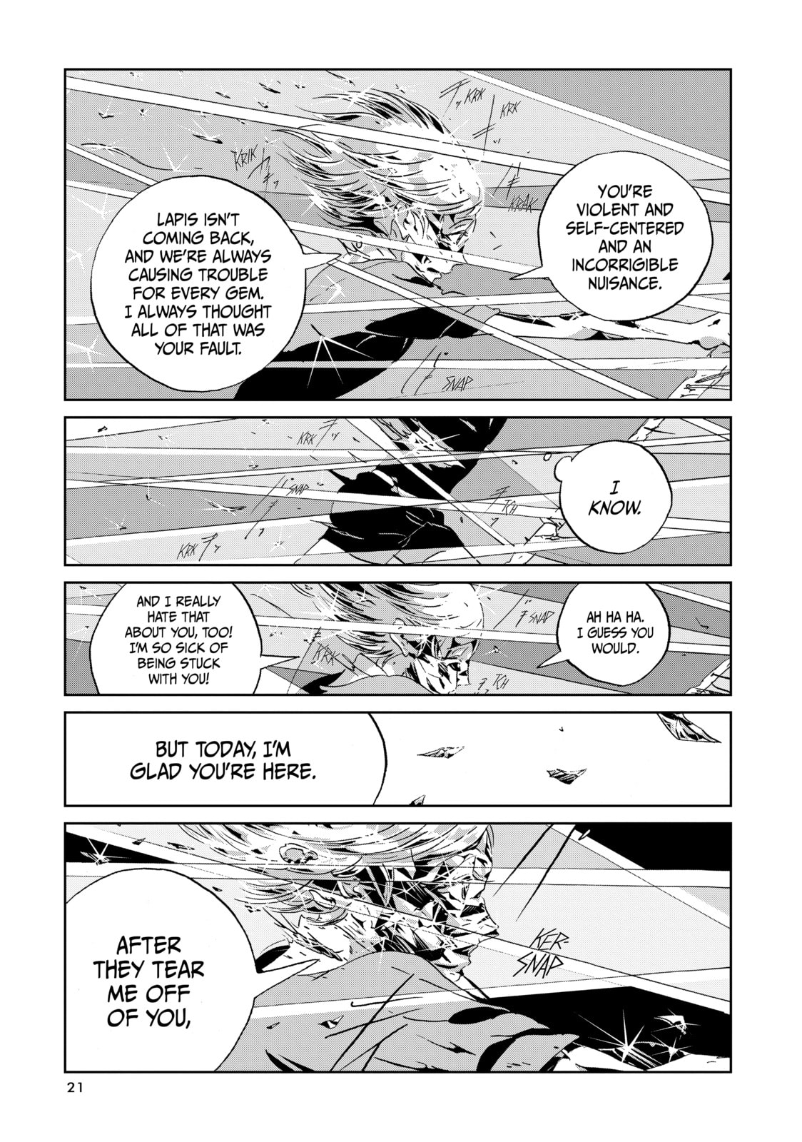 Houseki no Kuni Chapter 37 page 21 - 