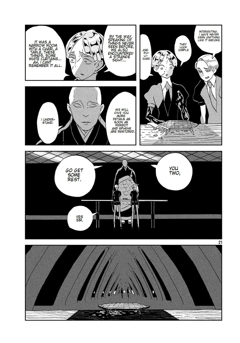 Houseki no Kuni Chapter 43.1 page 21 - 