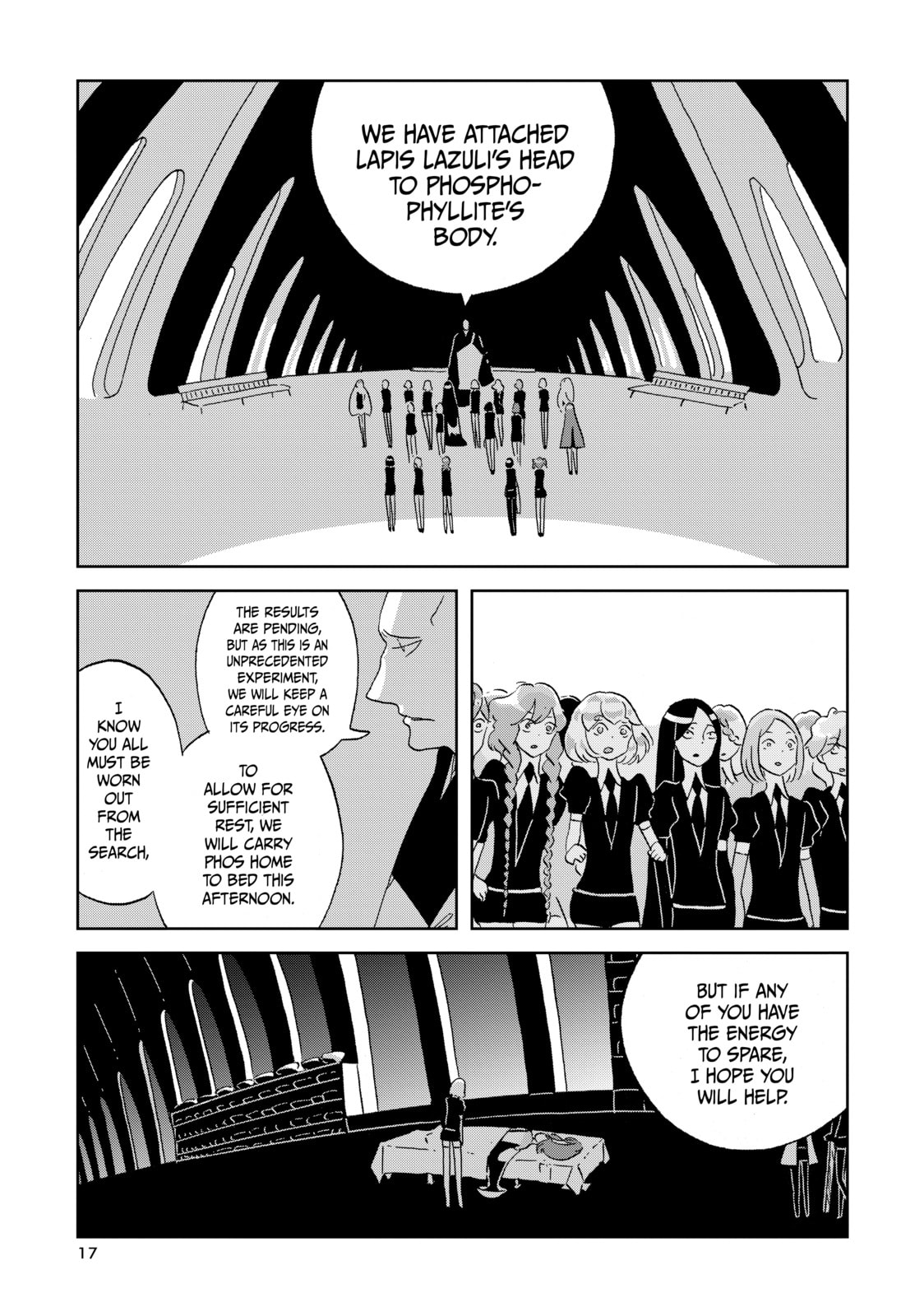 Houseki no Kuni Chapter 45 page 17 - 