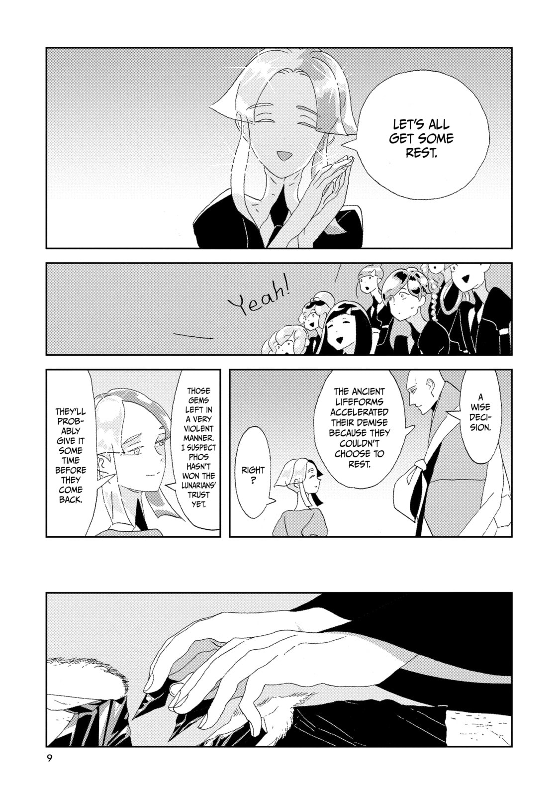 Houseki no Kuni Chapter 71 page 9 - 