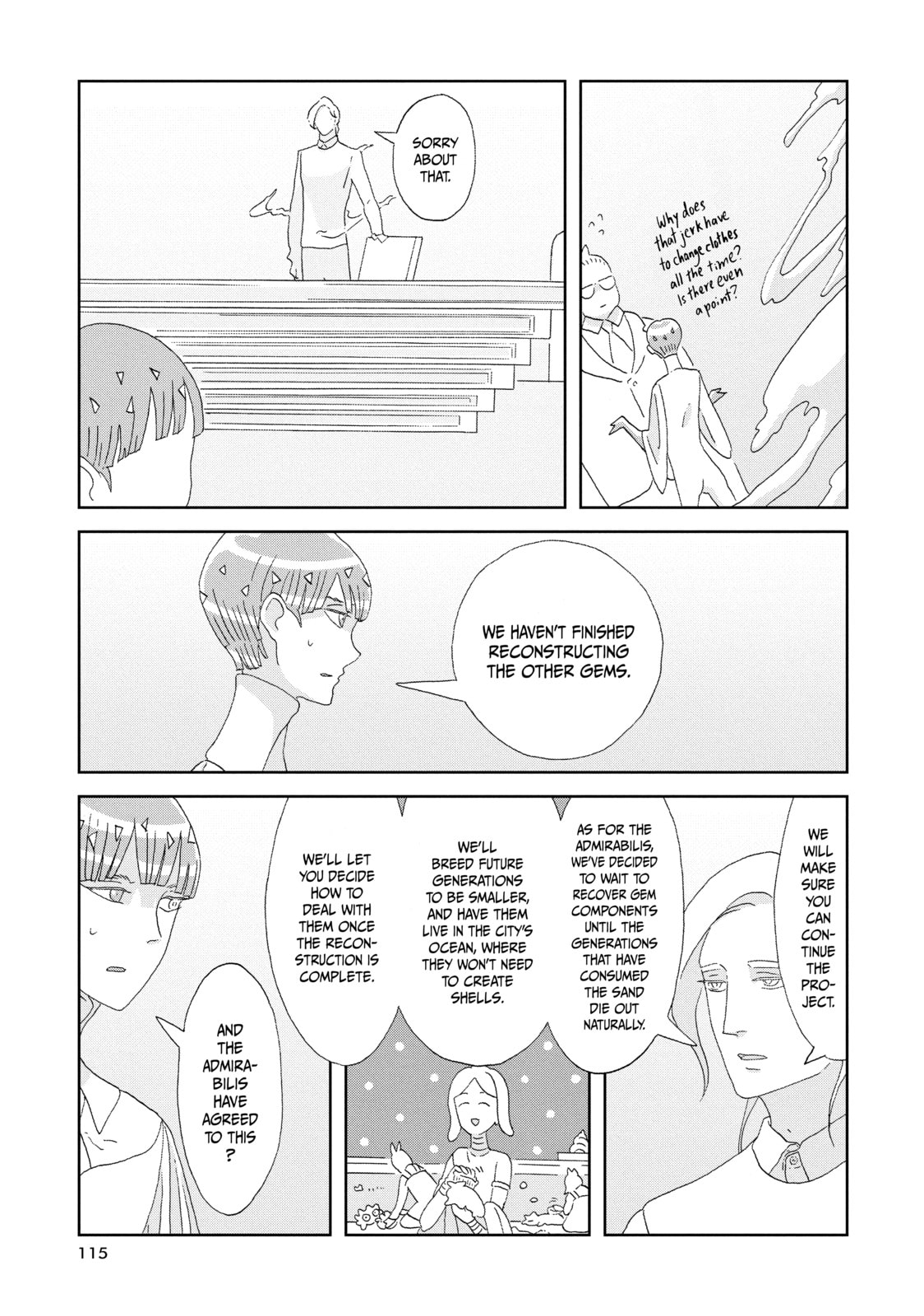 Houseki no Kuni Chapter 76 page 11 - 