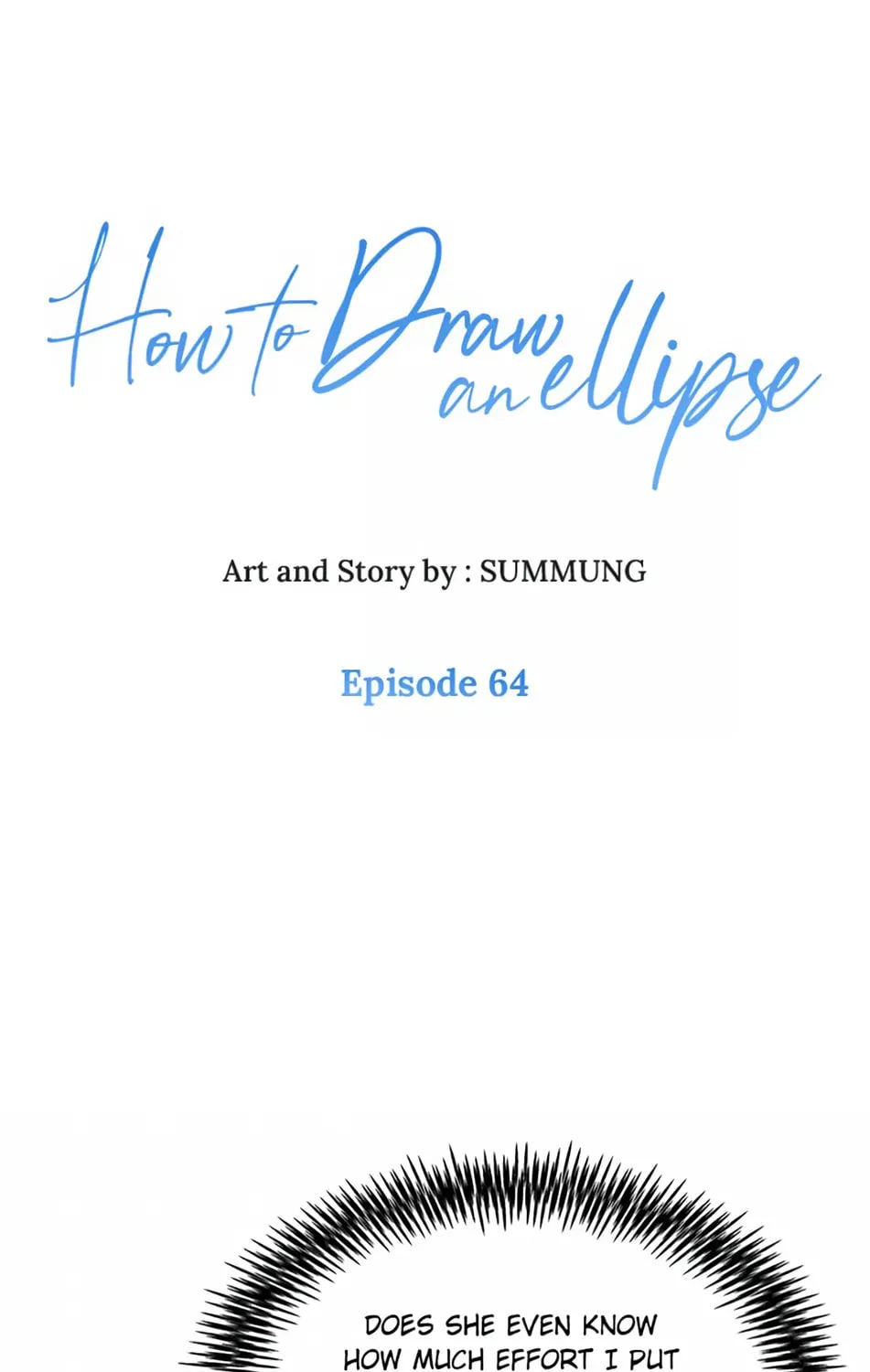 How to Draw an Ellipse Chapter 64 page 1 - 