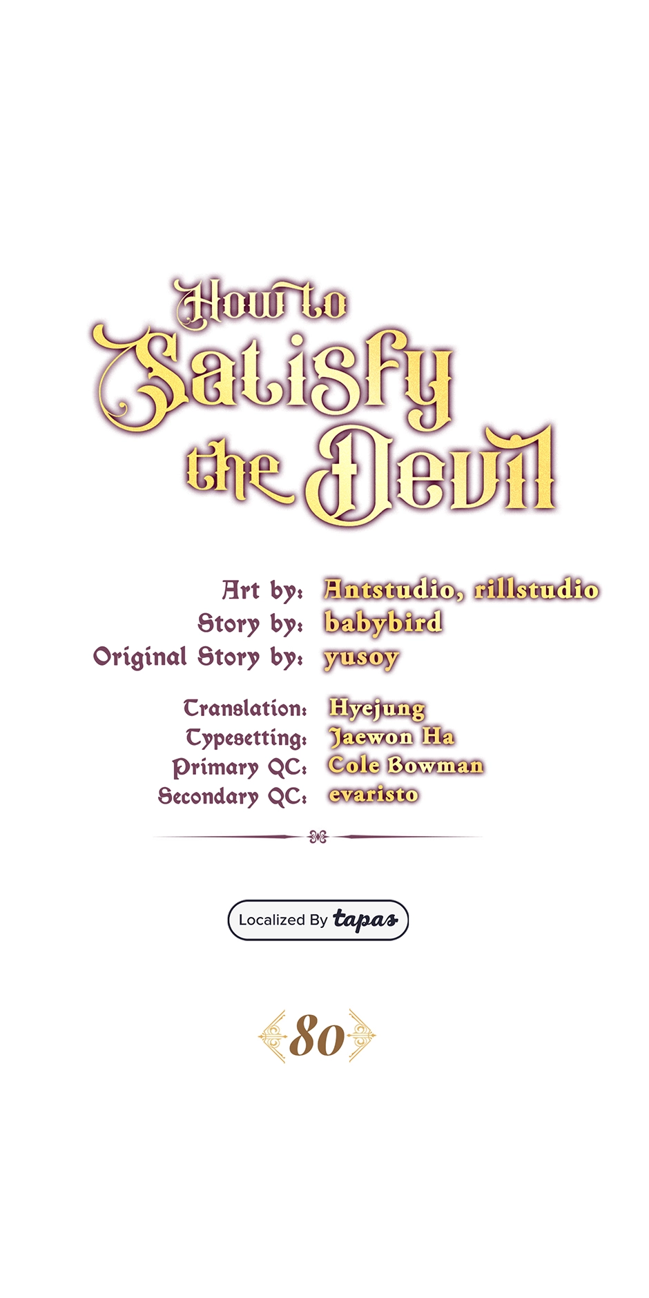 Read How to Satisfy the Devil chapter 80 image 8 on Lezhin