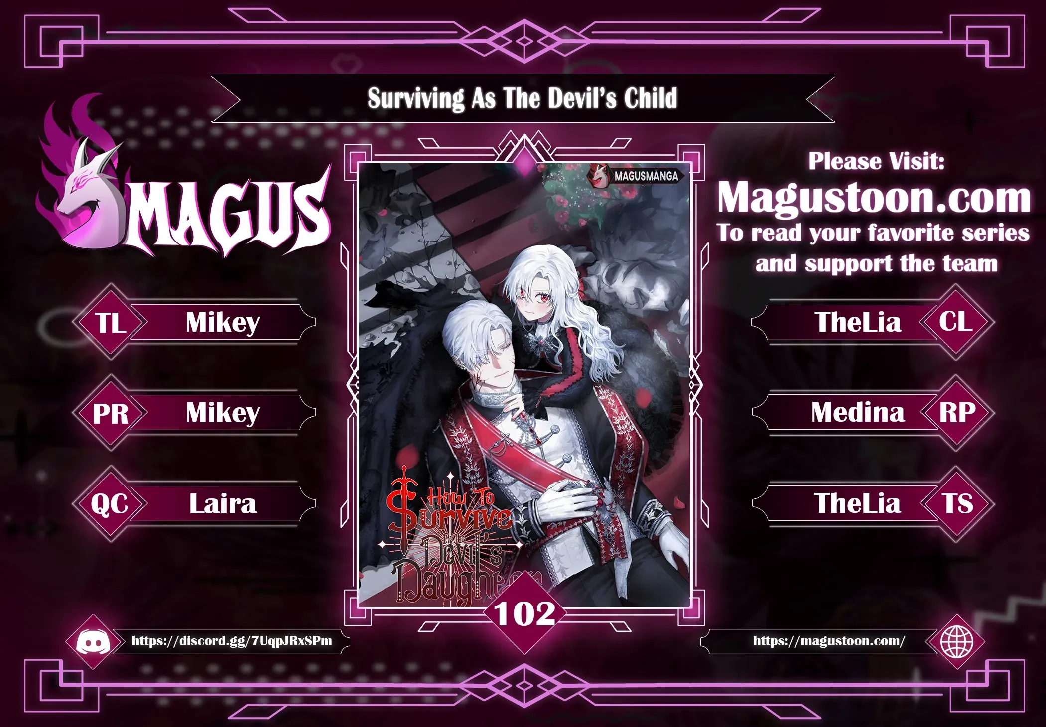 Read How To Survive As The Devil’s Child chapter 102 image 1 on Lezhin
