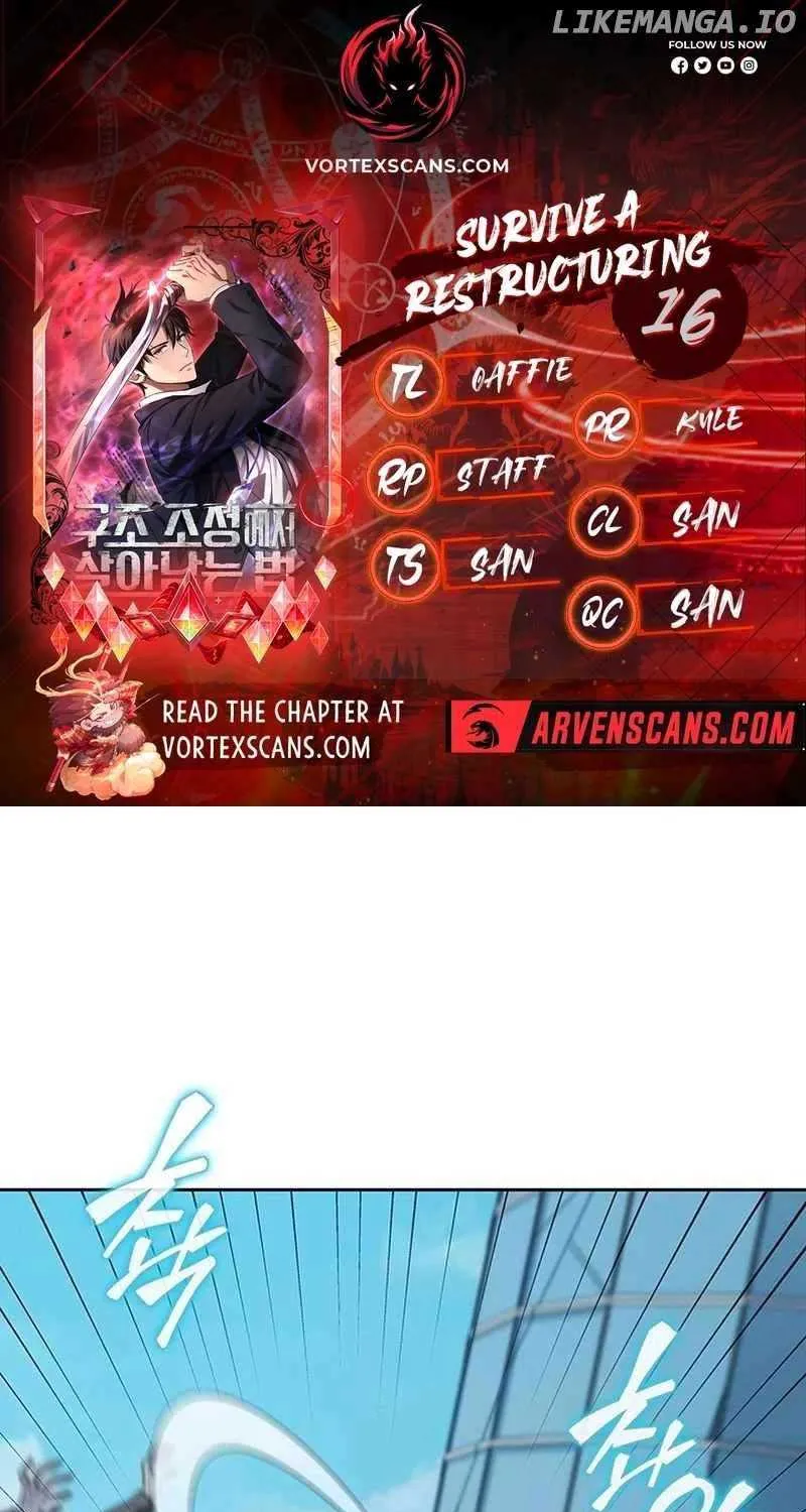 Read How to Survive Restructuring chapter 16 image 1 on Lezhin