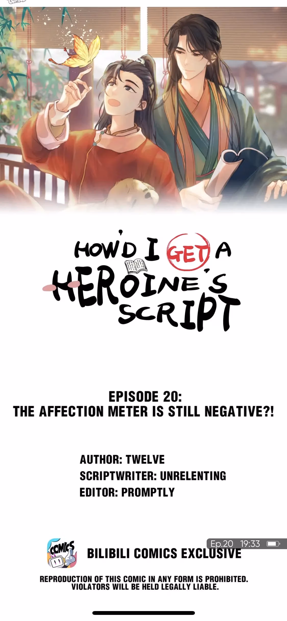 Read How’d I Get a Heroine’s Script? chapter 20 image 1 on Lezhin