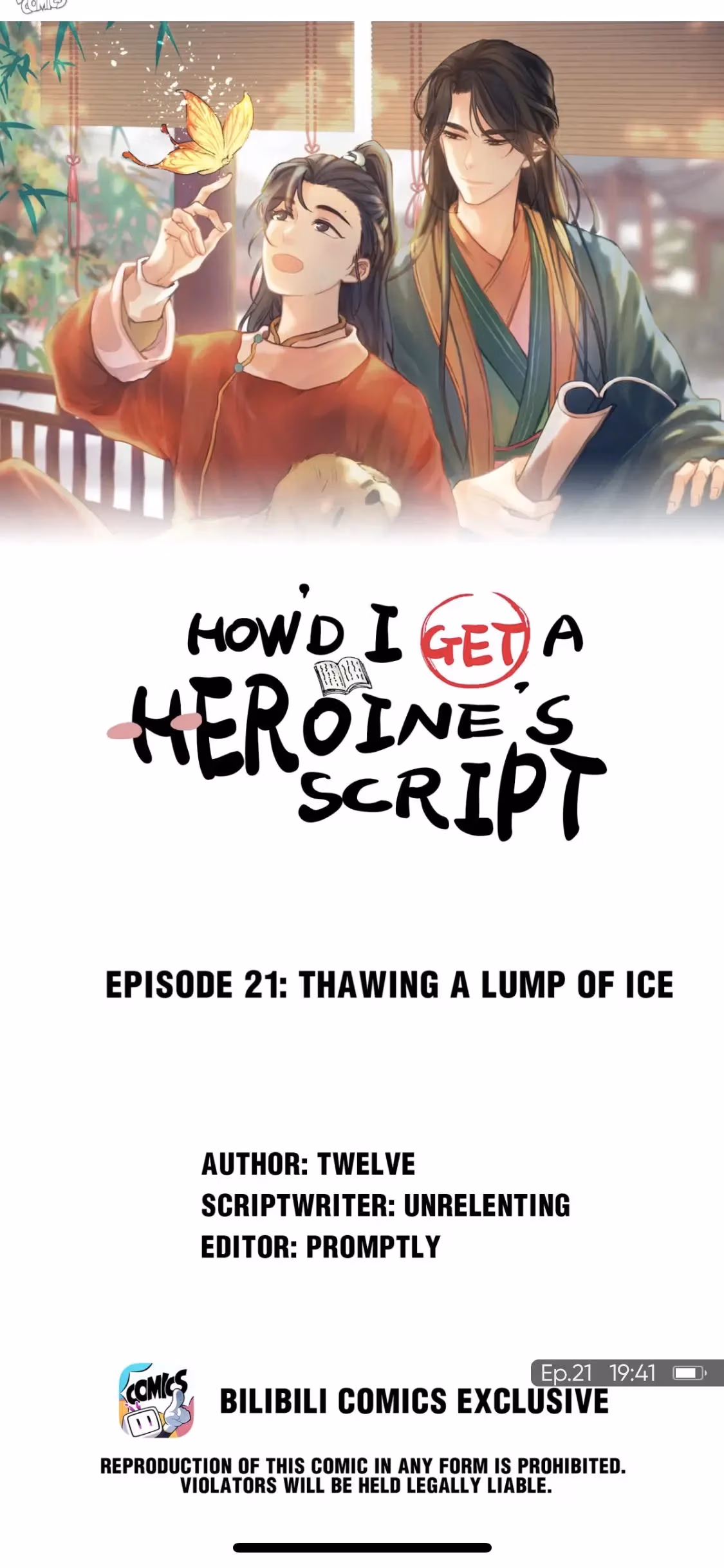 Read How’d I Get a Heroine’s Script? chapter 21 image 1 on Lezhin