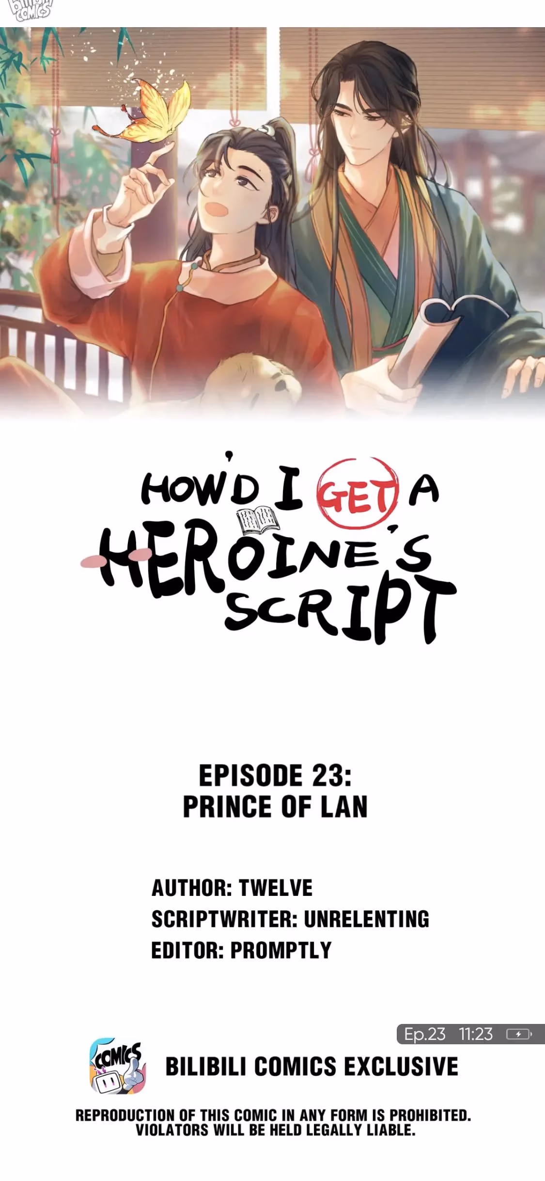 Read How’d I Get a Heroine’s Script? chapter 23 image 1 on Lezhin