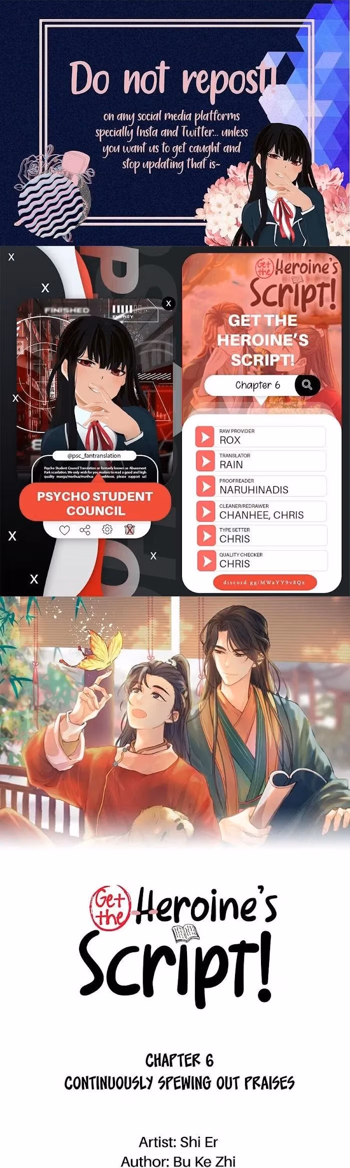 Read How’d I Get a Heroine’s Script? chapter 6 image 0 on Lezhin