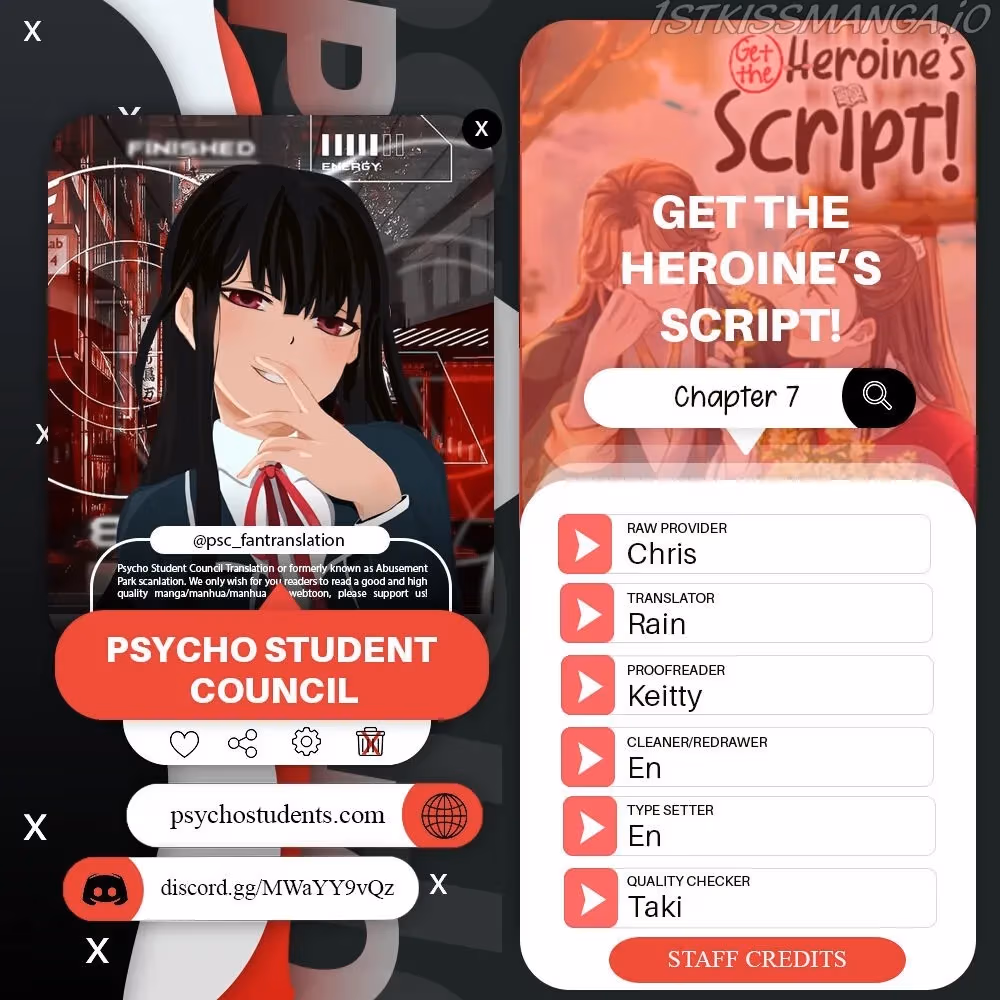 Read How’d I Get a Heroine’s Script? chapter 7 image 0 on Lezhin