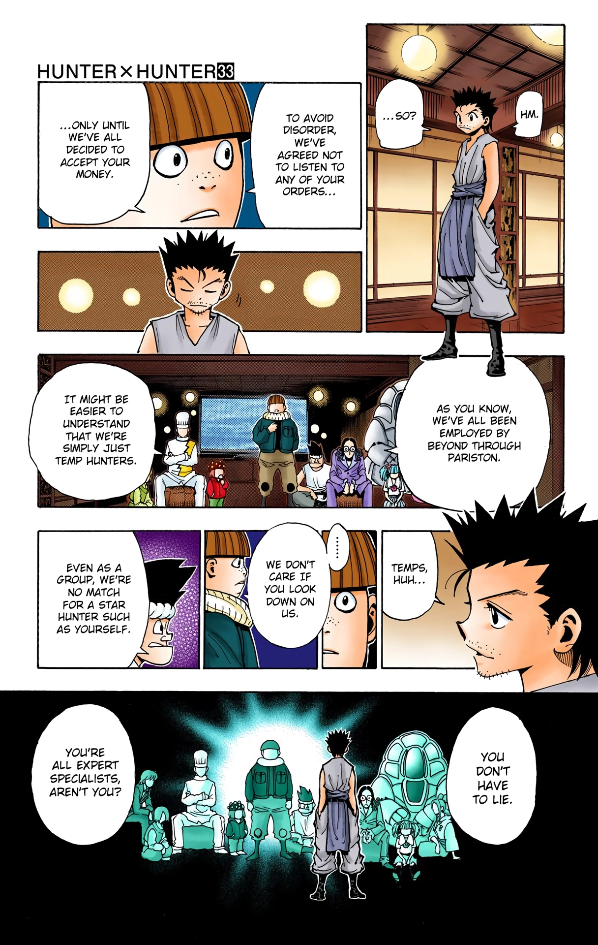 Read HUNTER x HUNTER (Official Colored) chapter 345 image 6 on Lezhin