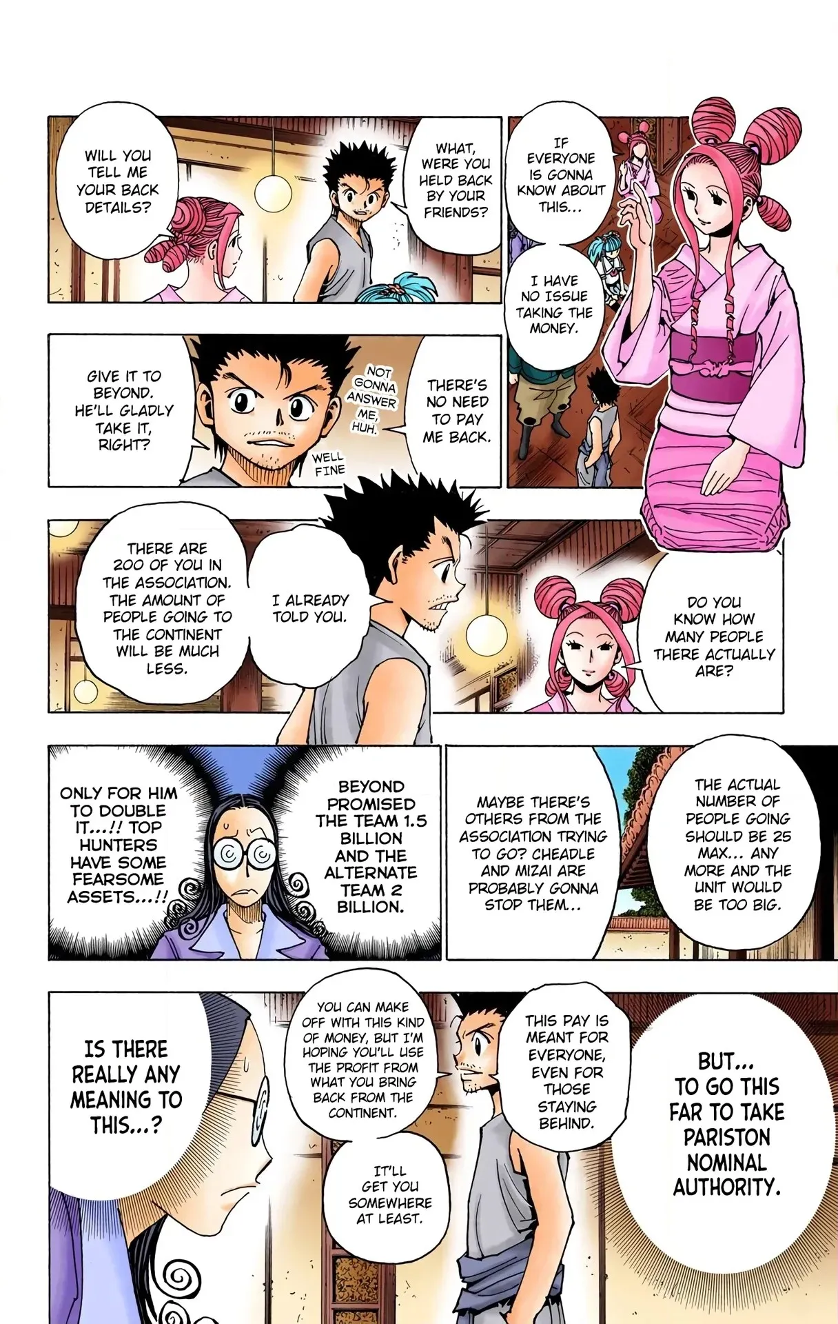 Read HUNTER x HUNTER (Official Colored) chapter 345 image 9 on Lezhin