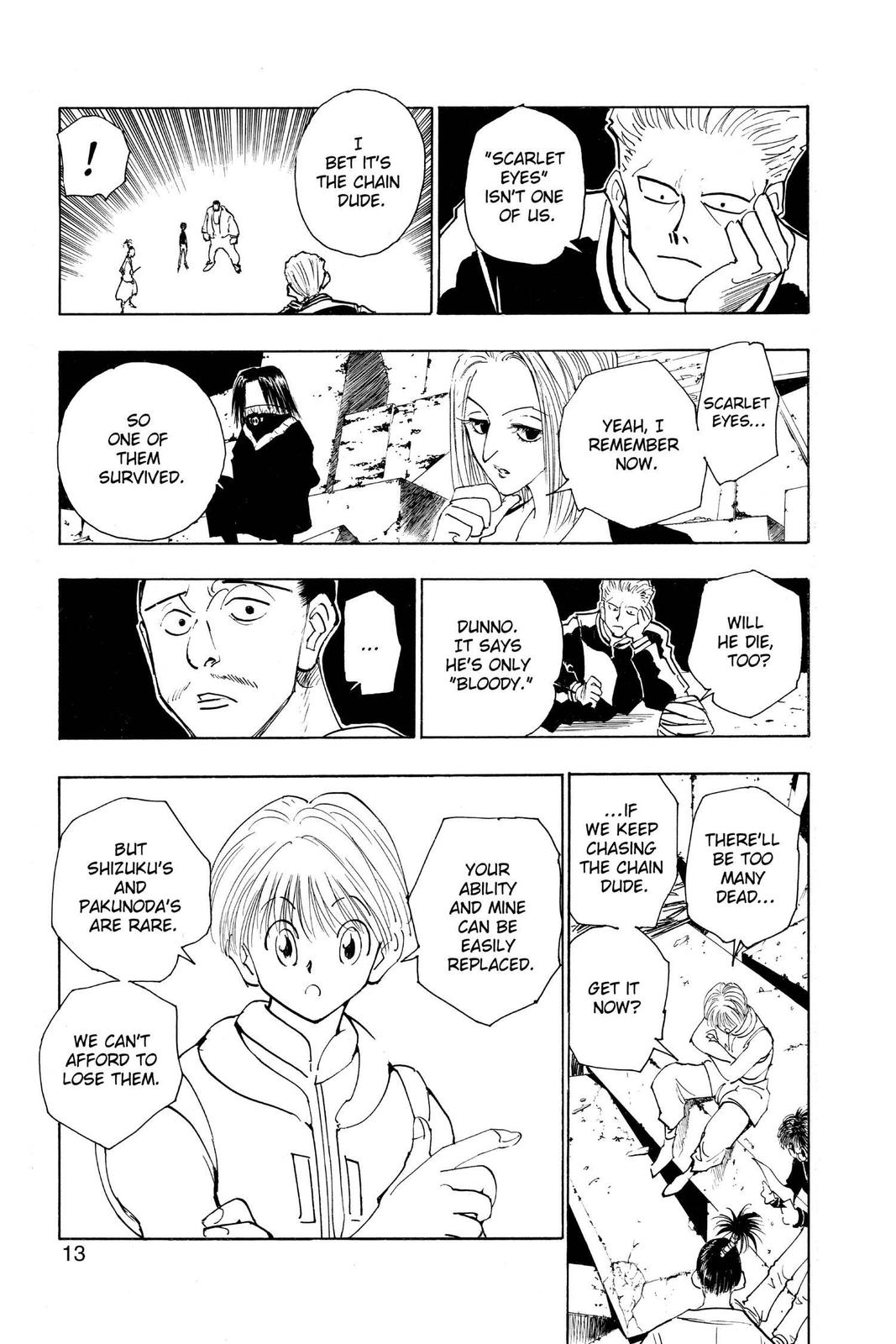 Read Hunter x Hunter chapter 104 image 12 on Lezhin