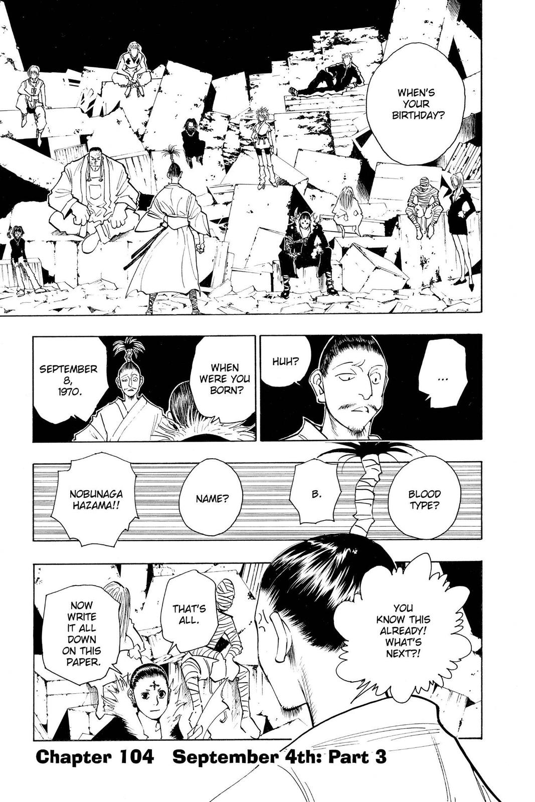 Read Hunter x Hunter chapter 104 image 6 on Lezhin