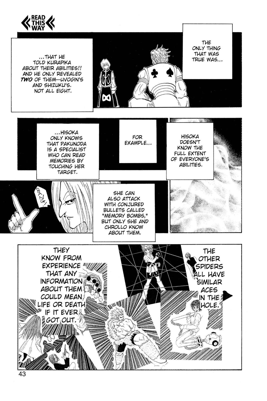 Read Hunter x Hunter chapter 106 image 14 on Lezhin