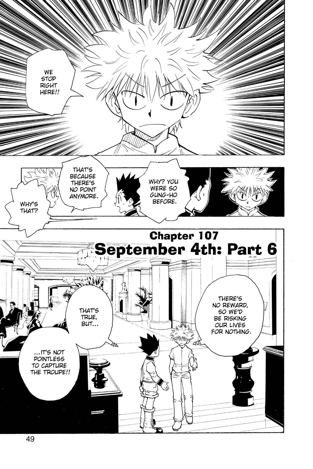 Read Hunter x Hunter chapter 107 image 0 on Lezhin